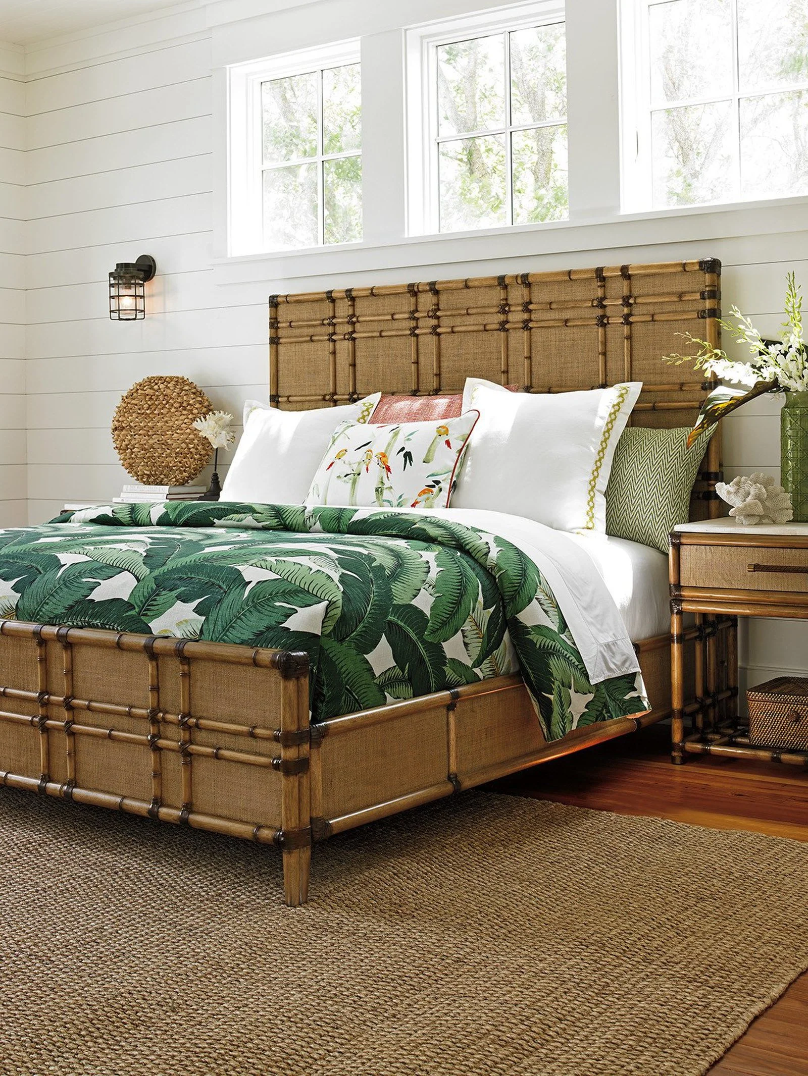 Tommy Bahama Home Twin Palms Coco Bay Panel Bed - Image 3