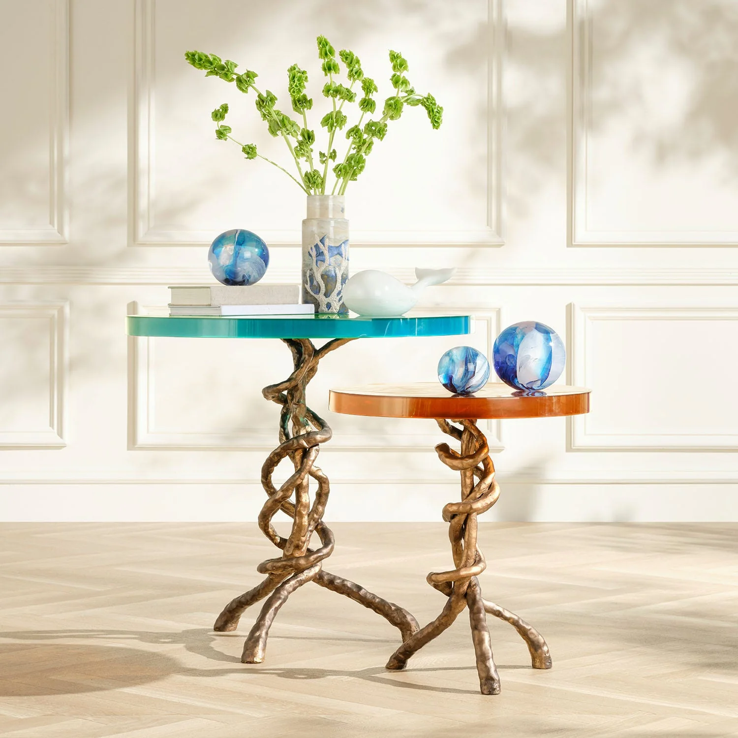 Coralie Two-Tier Vase - Set of 2 - Image 2