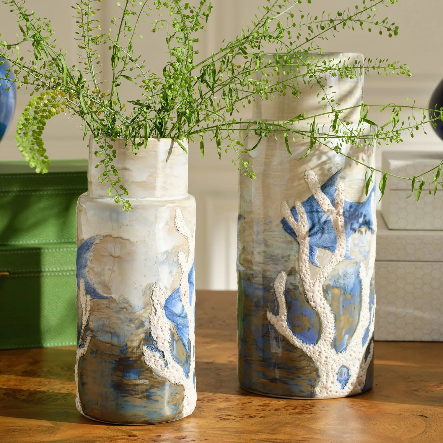 Coralie Two-Tier Vase - Set of 2 - Image 3