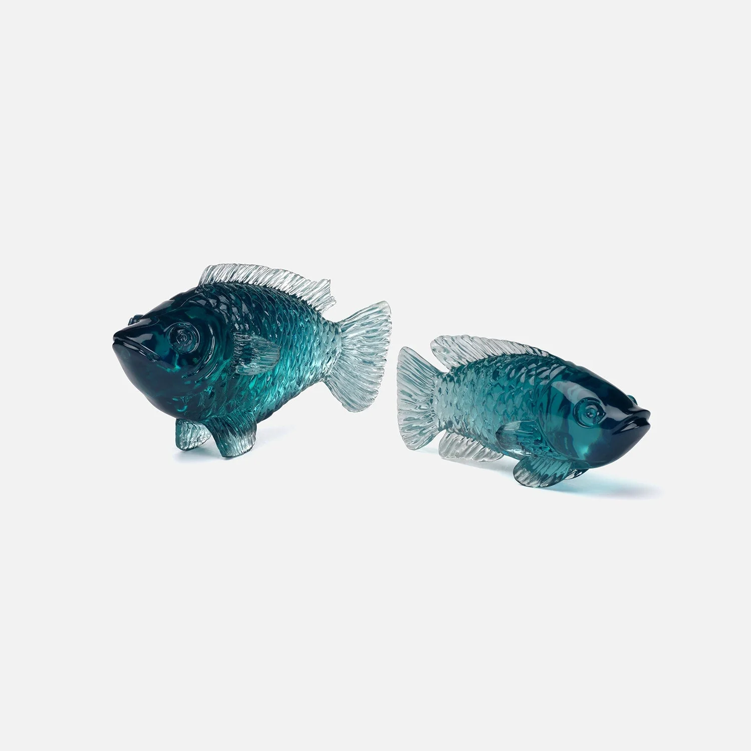 Crawford Resin Fish Sculpture - Set of 2 - Image 8