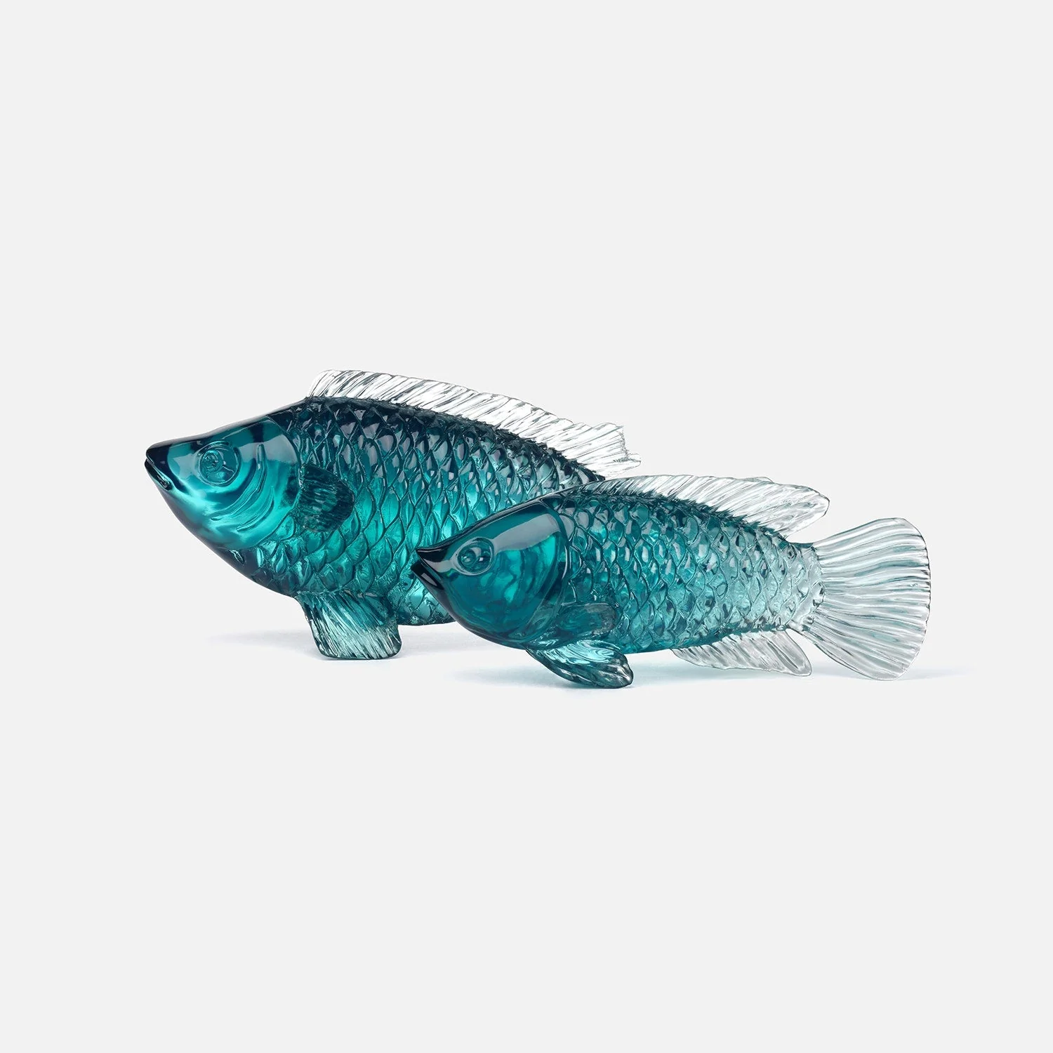 Crawford Resin Fish Sculpture - Set of 2 - Image 9