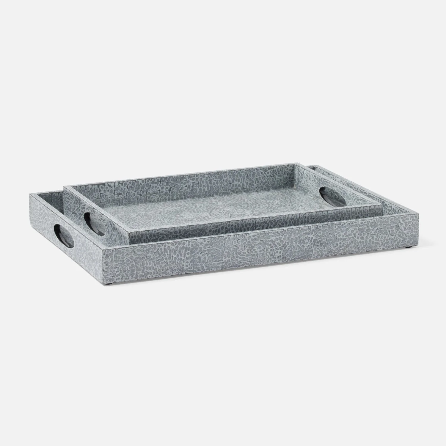 Della Eggshell Tray - Set of 2 - Image 4