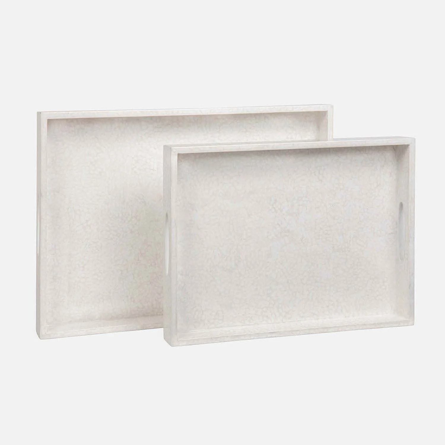 Della Eggshell Tray - Set of 2 - Image 7