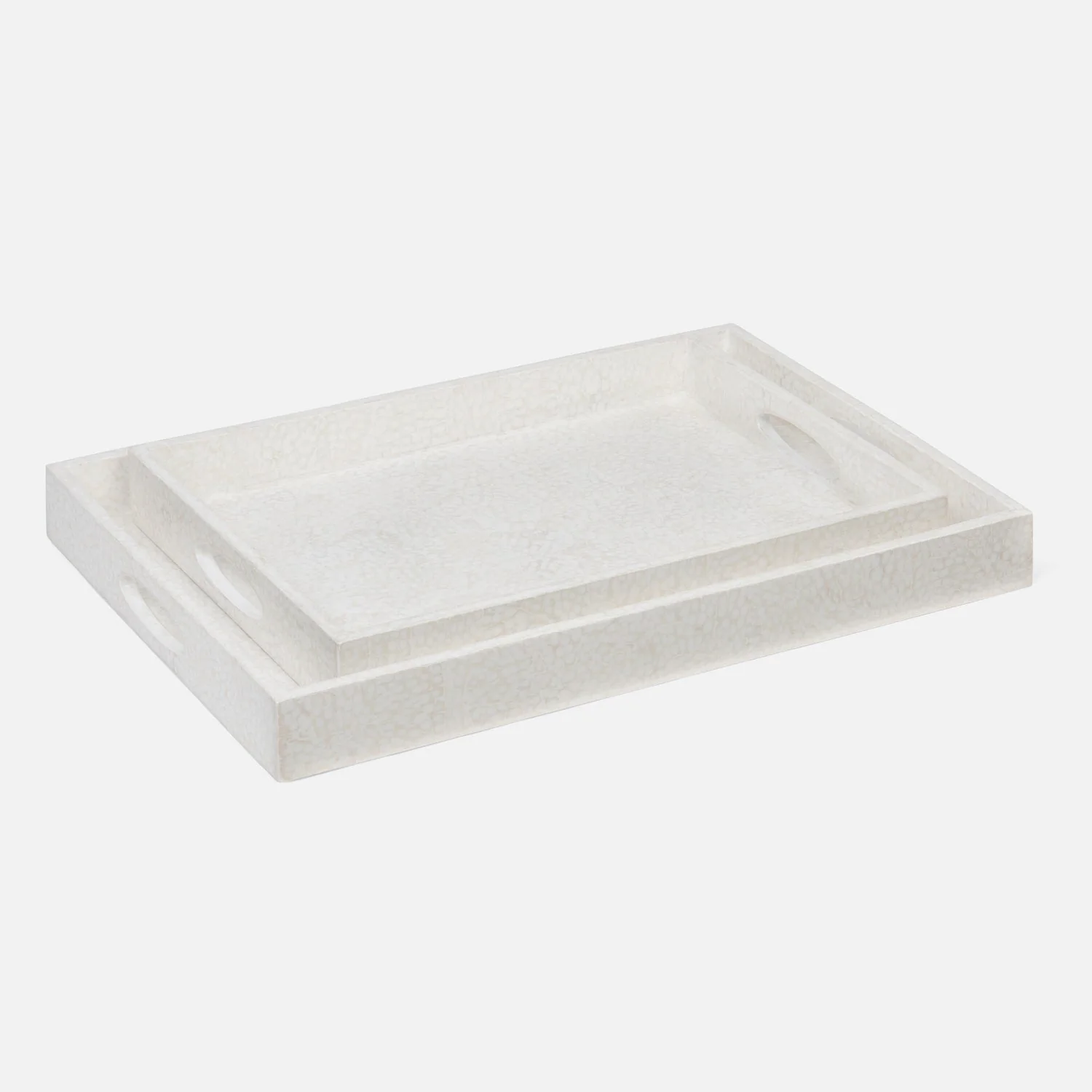 Della Eggshell Tray - Set of 2 - Image 8
