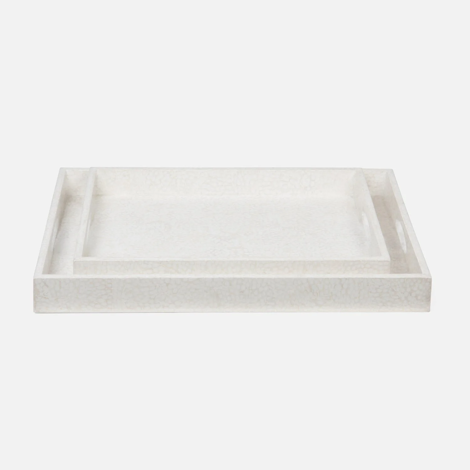 Della Eggshell Tray - Set of 2 - Image 9