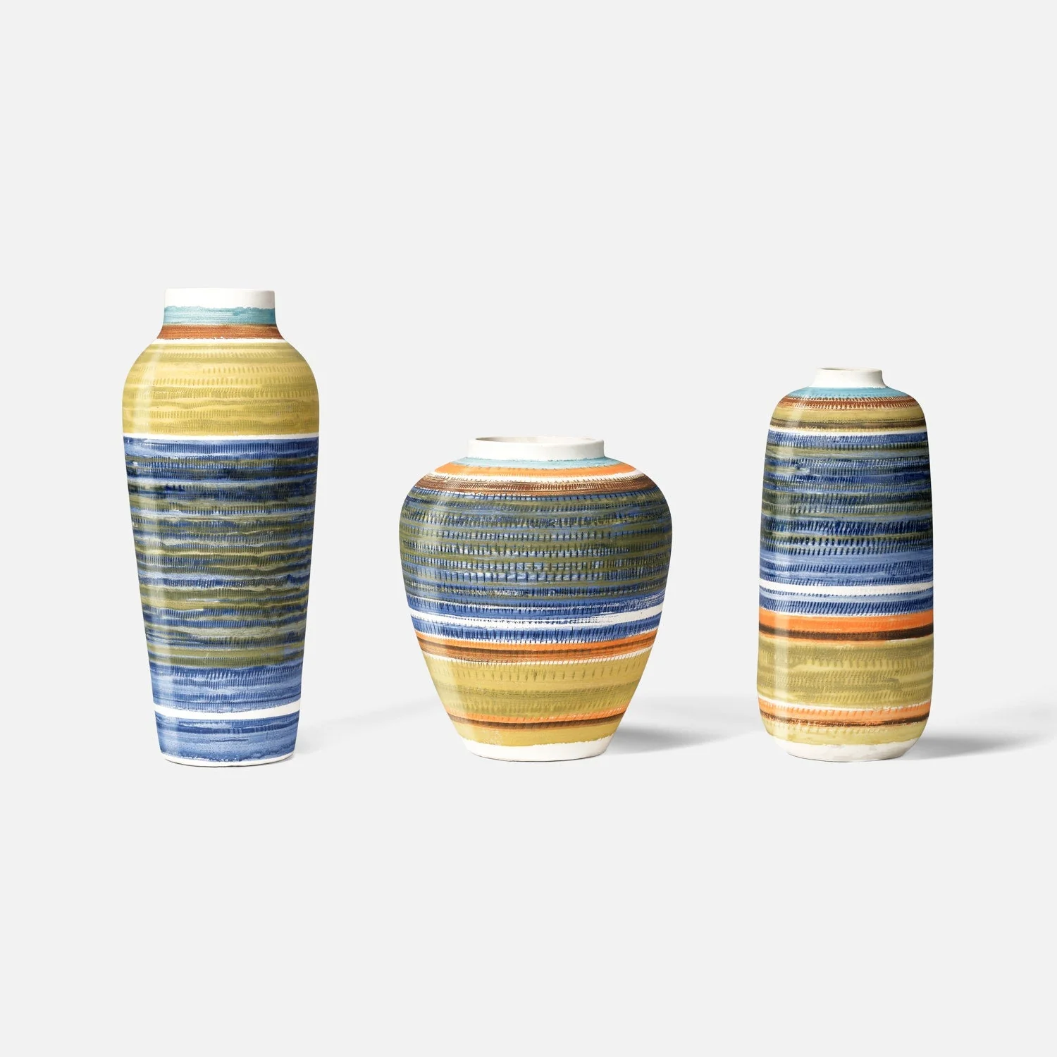 Delta Ceramic Vase - Set of 3 - Image 3
