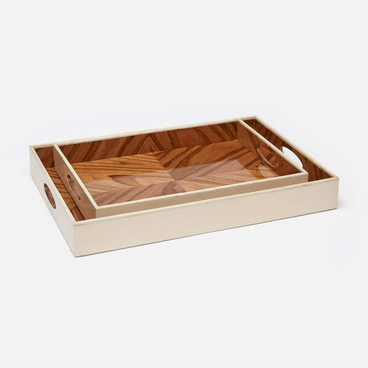 Dixon Veneer Tray - Set of 2 - Image 3