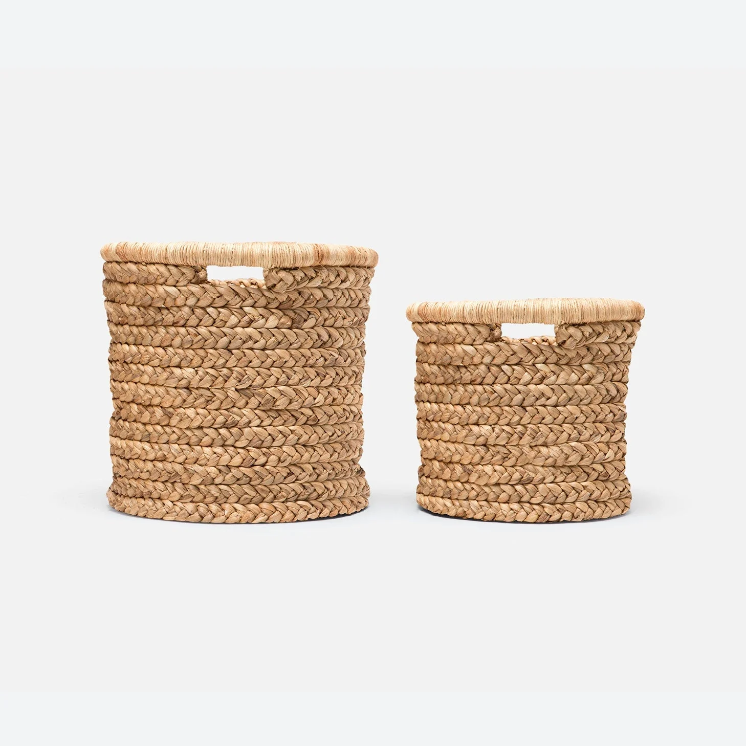 Dover Water Hyacinth Basket - Set of 2 - Image 2