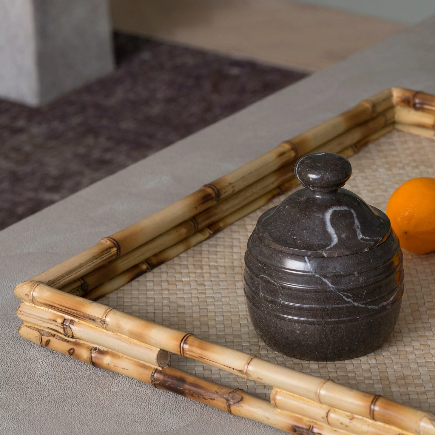 Dulcy Bamboo Tray - Set of 2 - Image 2