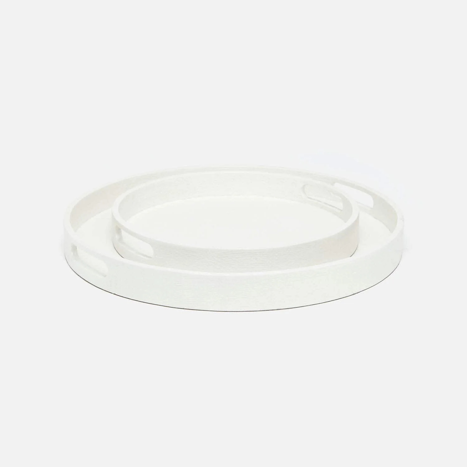 Elodie Faux Raffia Tray - Image 2