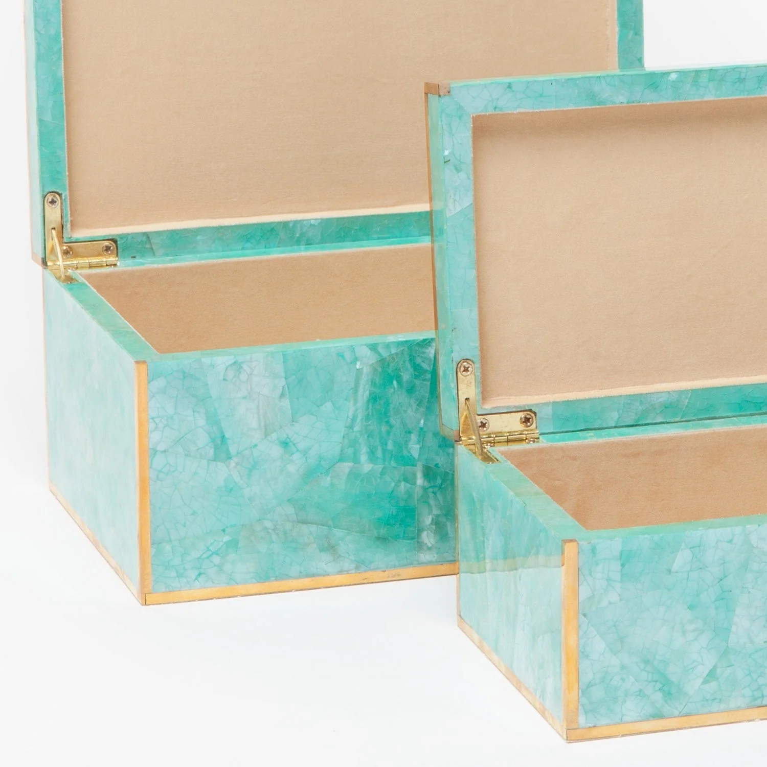 Erin Cracked Clamstone Box - Set of 2 - Image 6
