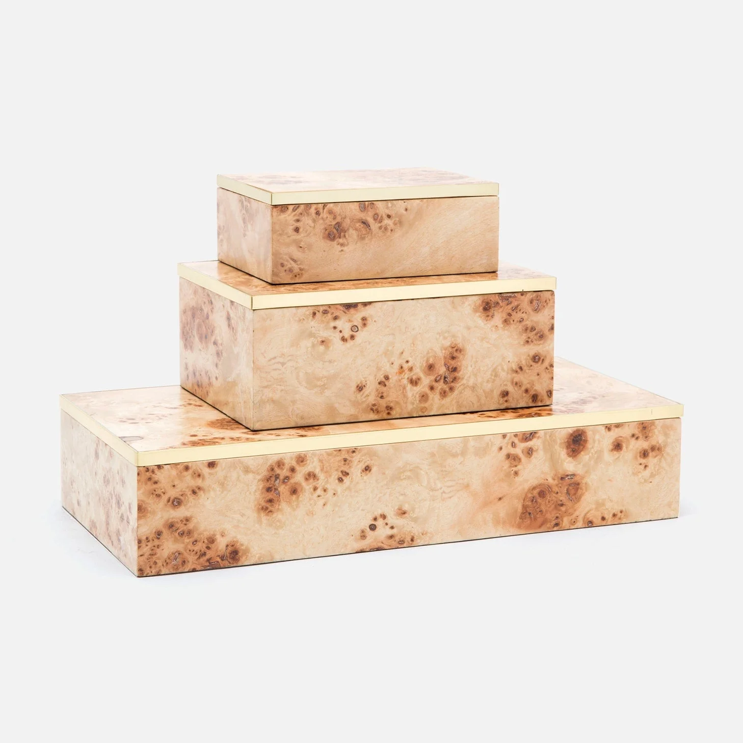 Fabron Mapa Wood Box - Set of 3 - Image 3