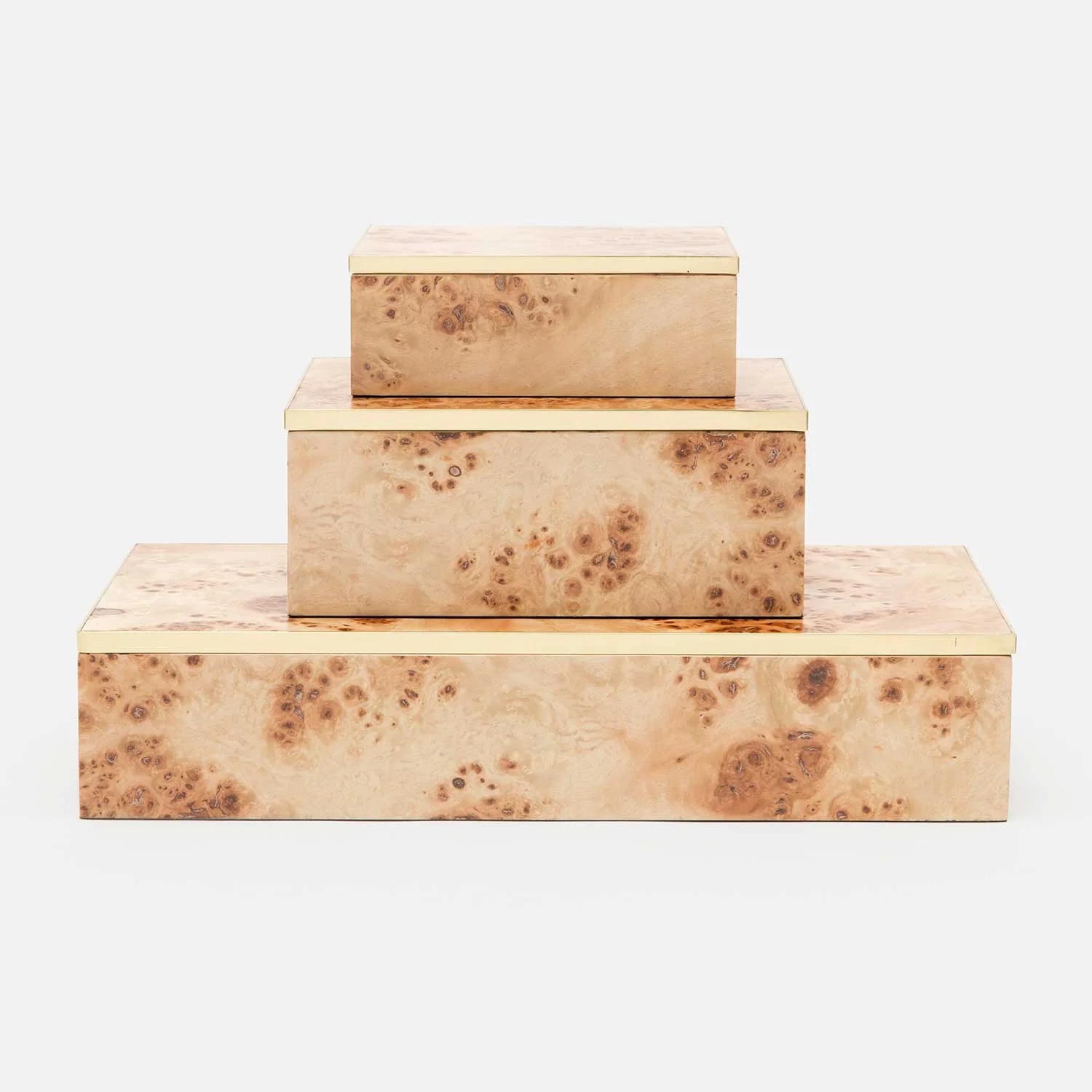 Fabron Mapa Wood Box - Set of 3 - Image 4