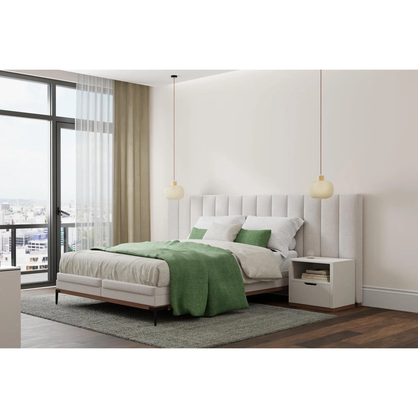 Feizy Abbott 8A24F Modern Solid Rug - Image 3