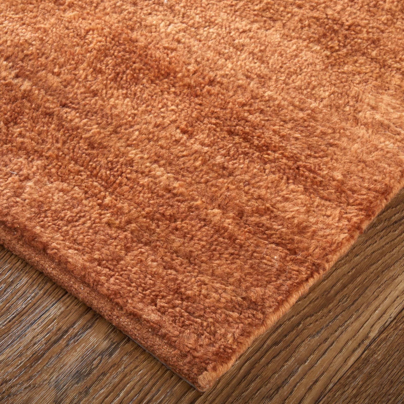 Feizy Agape 69H8F Modern Abstract Rug in Orange/White - Image 3