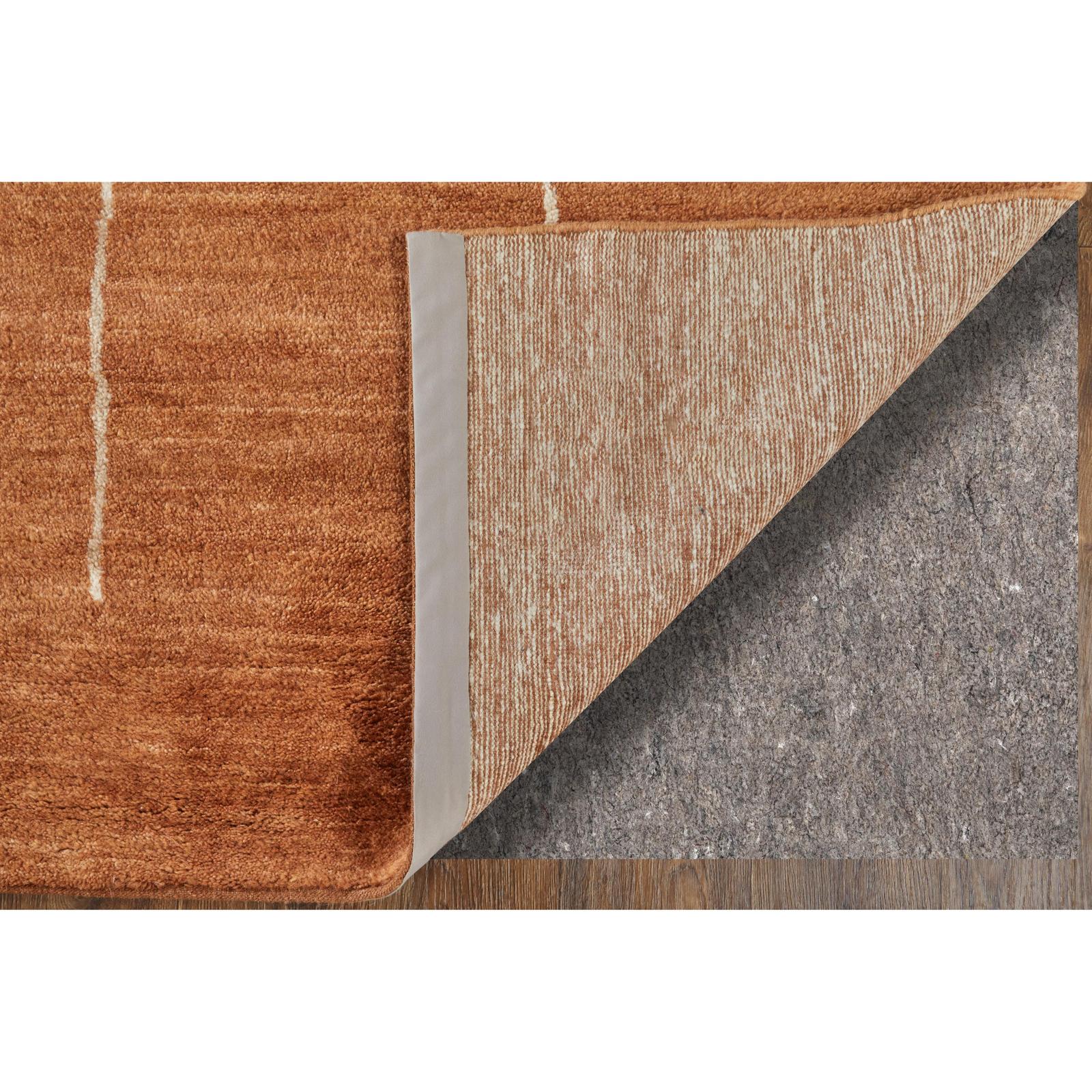 Feizy Agape 69H8F Modern Abstract Rug in Orange/White - Image 4