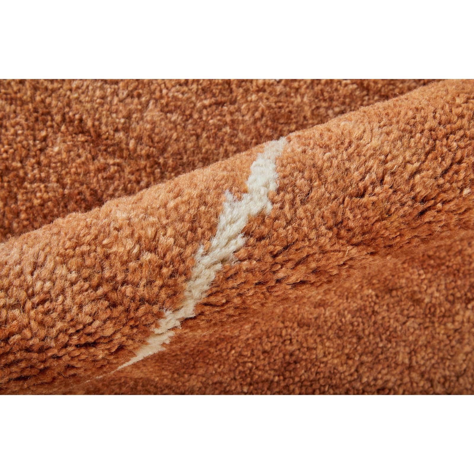 Feizy Agape 69H8F Modern Abstract Rug in Orange/White - Image 5