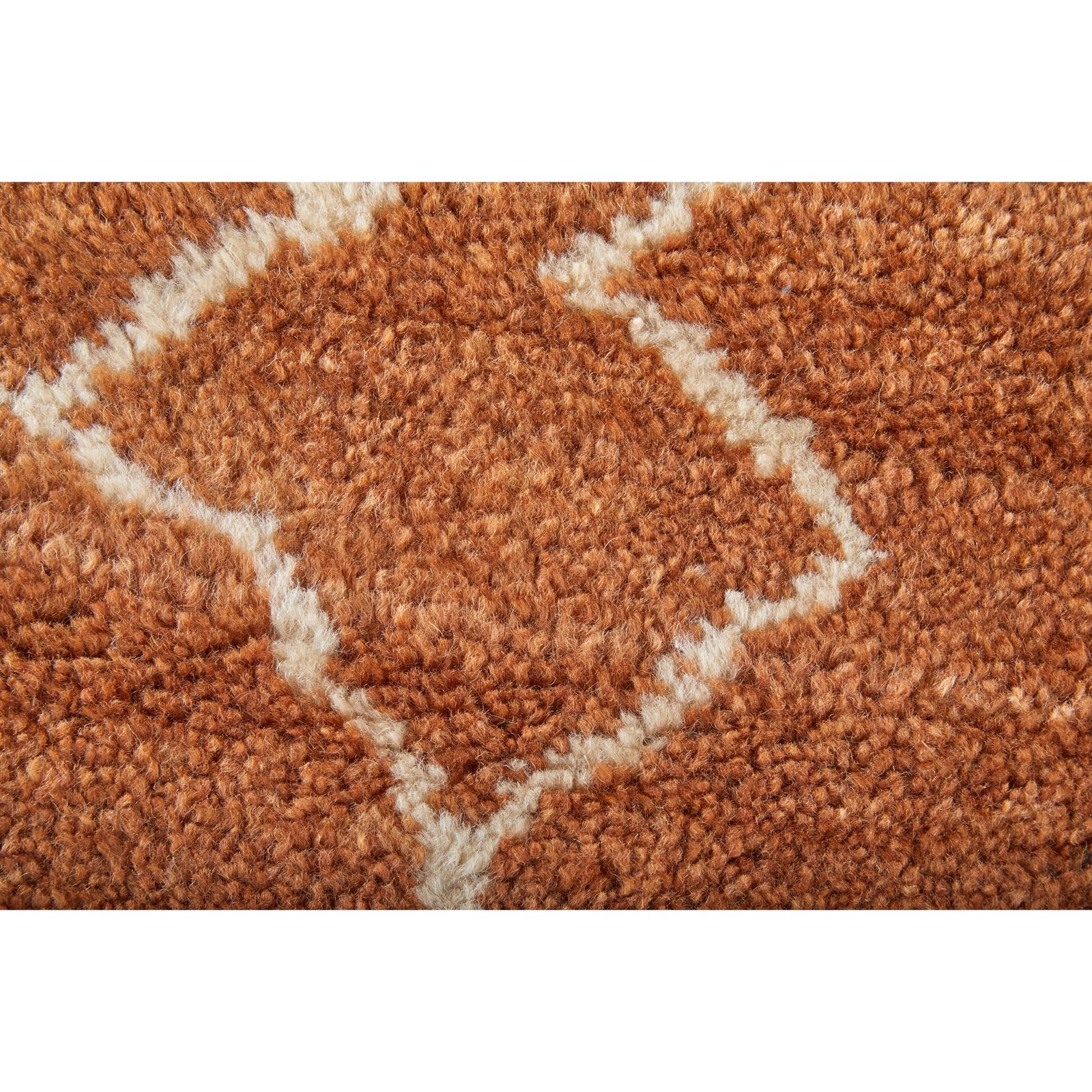 Feizy Agape 69H8F Modern Abstract Rug in Orange/White - Image 6