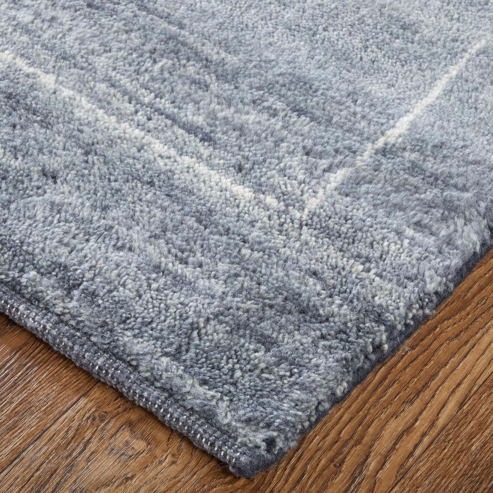 Feizy Agape 69H9F Modern Abstract Rug in Gray/Ivory - Image 3