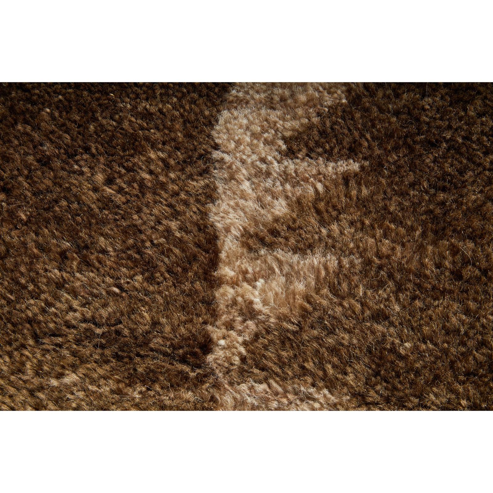 Feizy Agape 69HAF Modern Abstract Rug in Brown/Ivory - Image 6