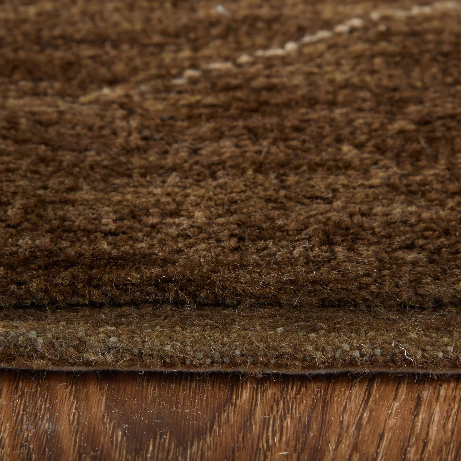 Feizy Agape 69HAF Modern Abstract Rug in Brown/Ivory - Image 8