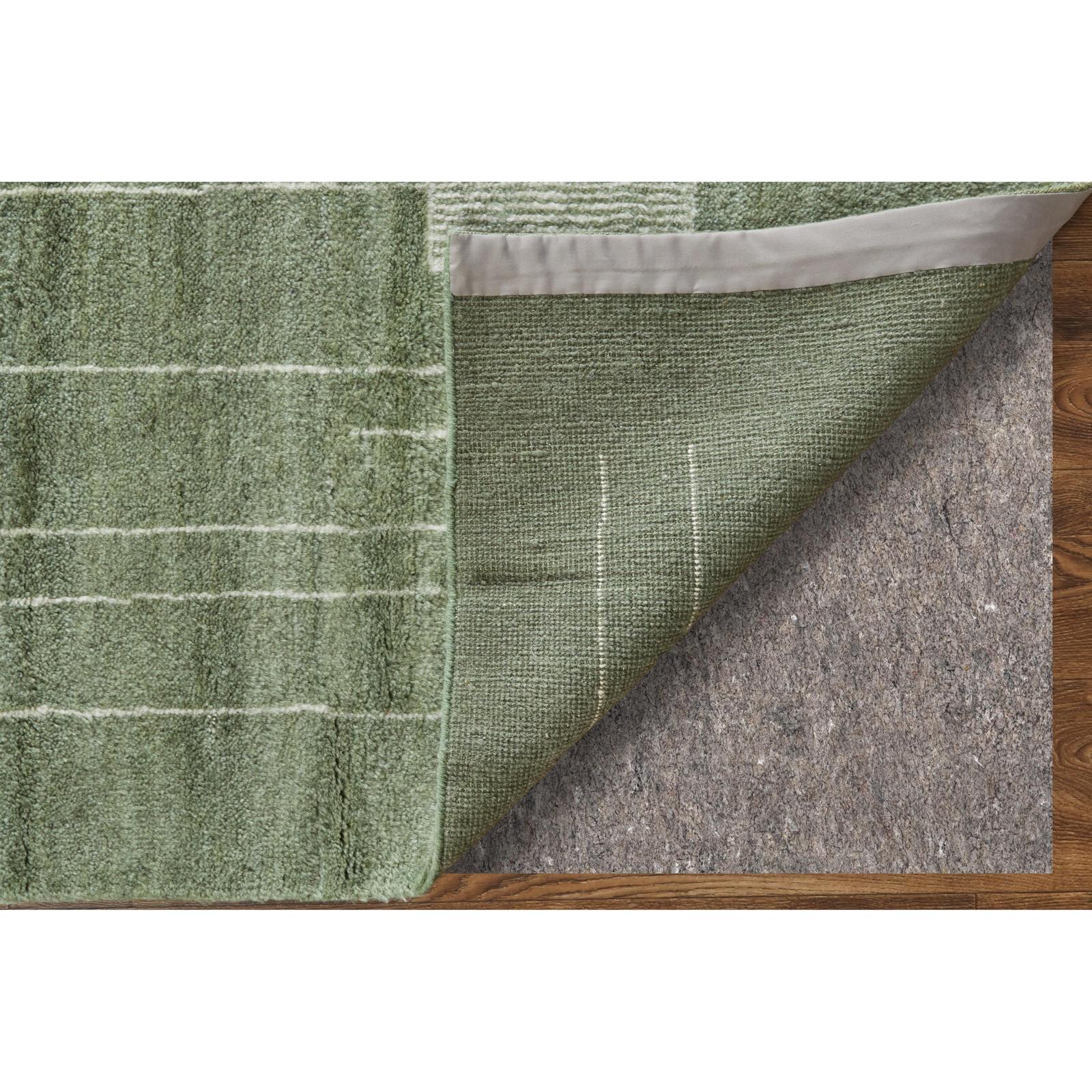 Feizy Agape 69HBF Modern Abstract Rug in Green/Ivory - Image 4