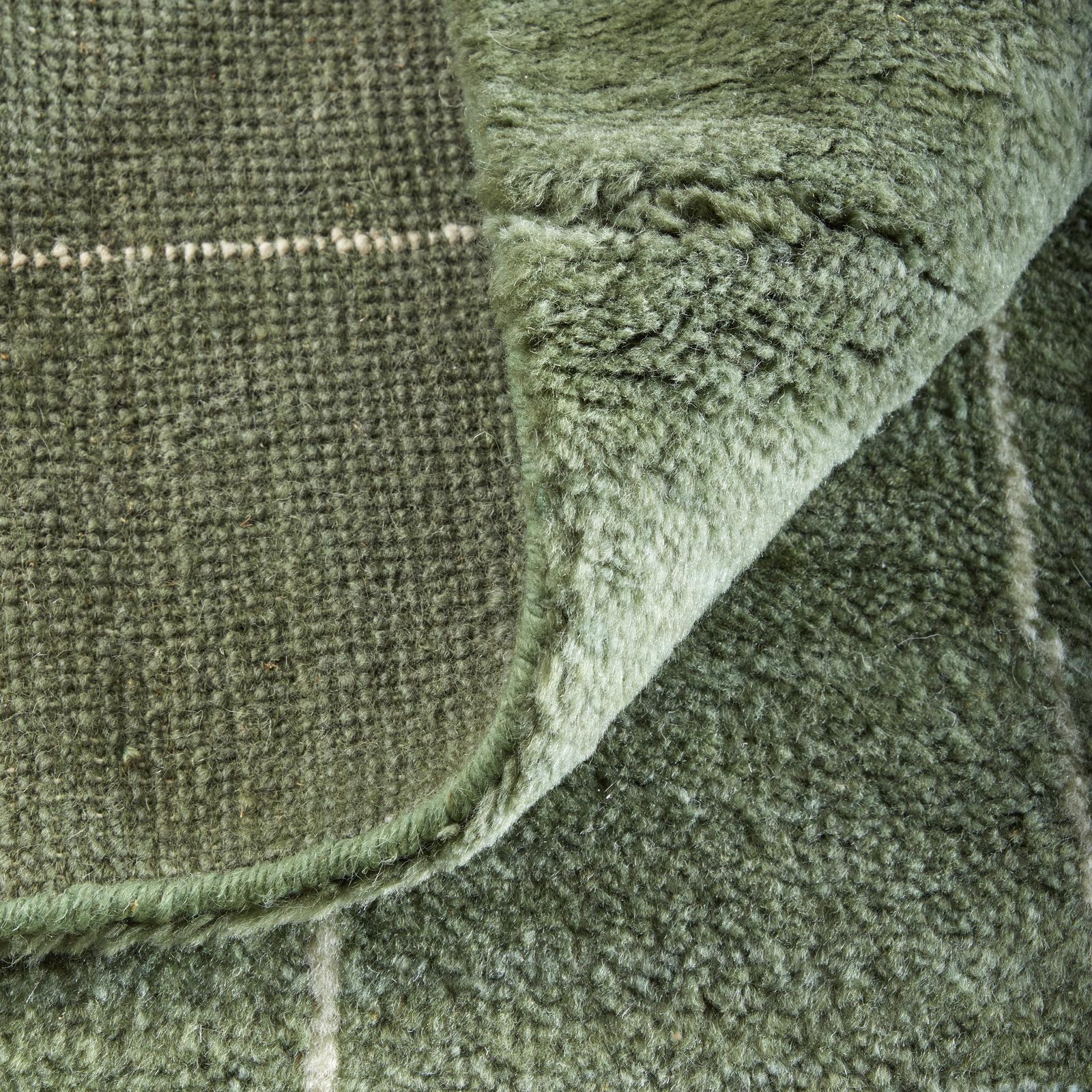 Feizy Agape 69HBF Modern Abstract Rug in Green/Ivory - Image 7