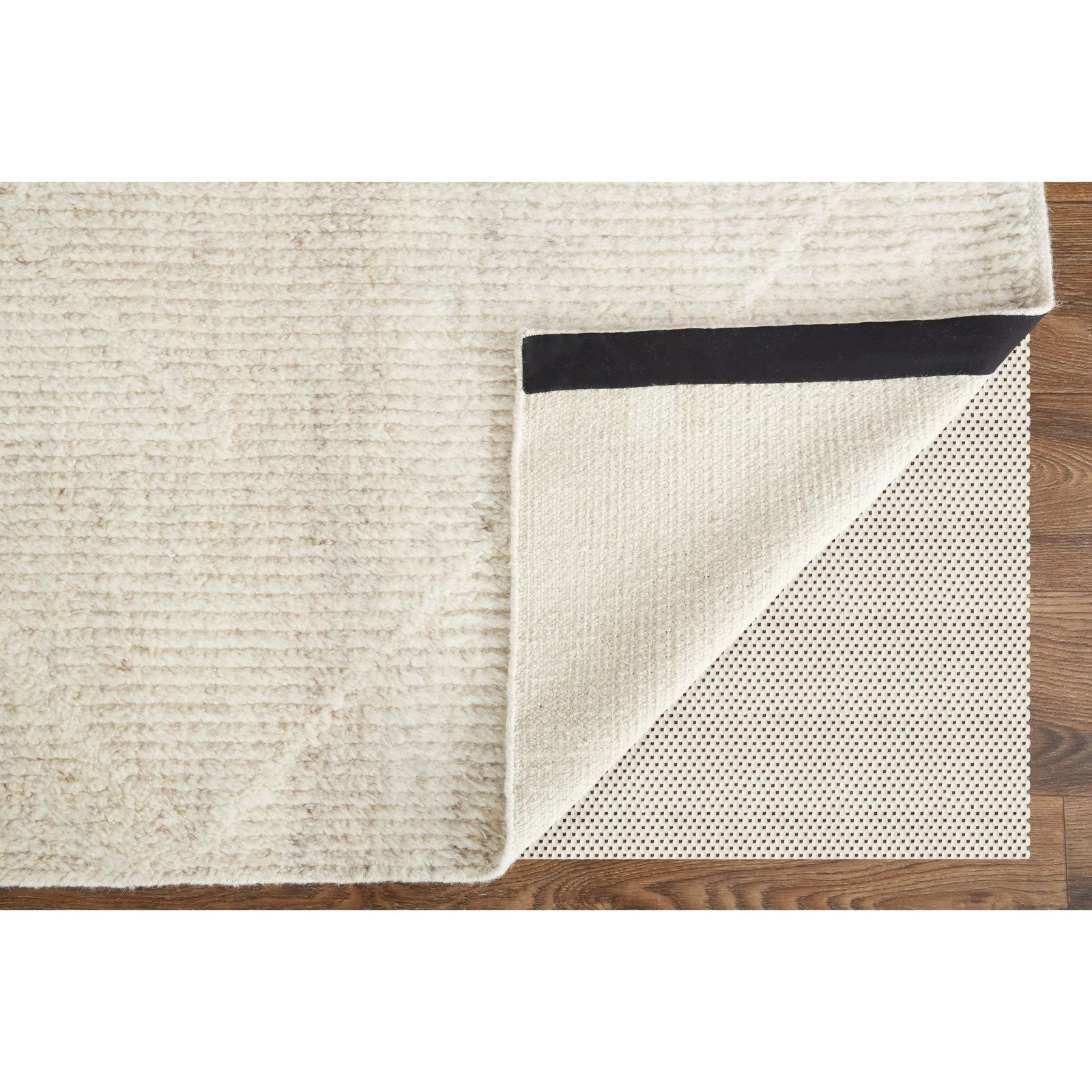 Feizy Alford 6921F Modern Solid in Ivory/Tan - Image 6
