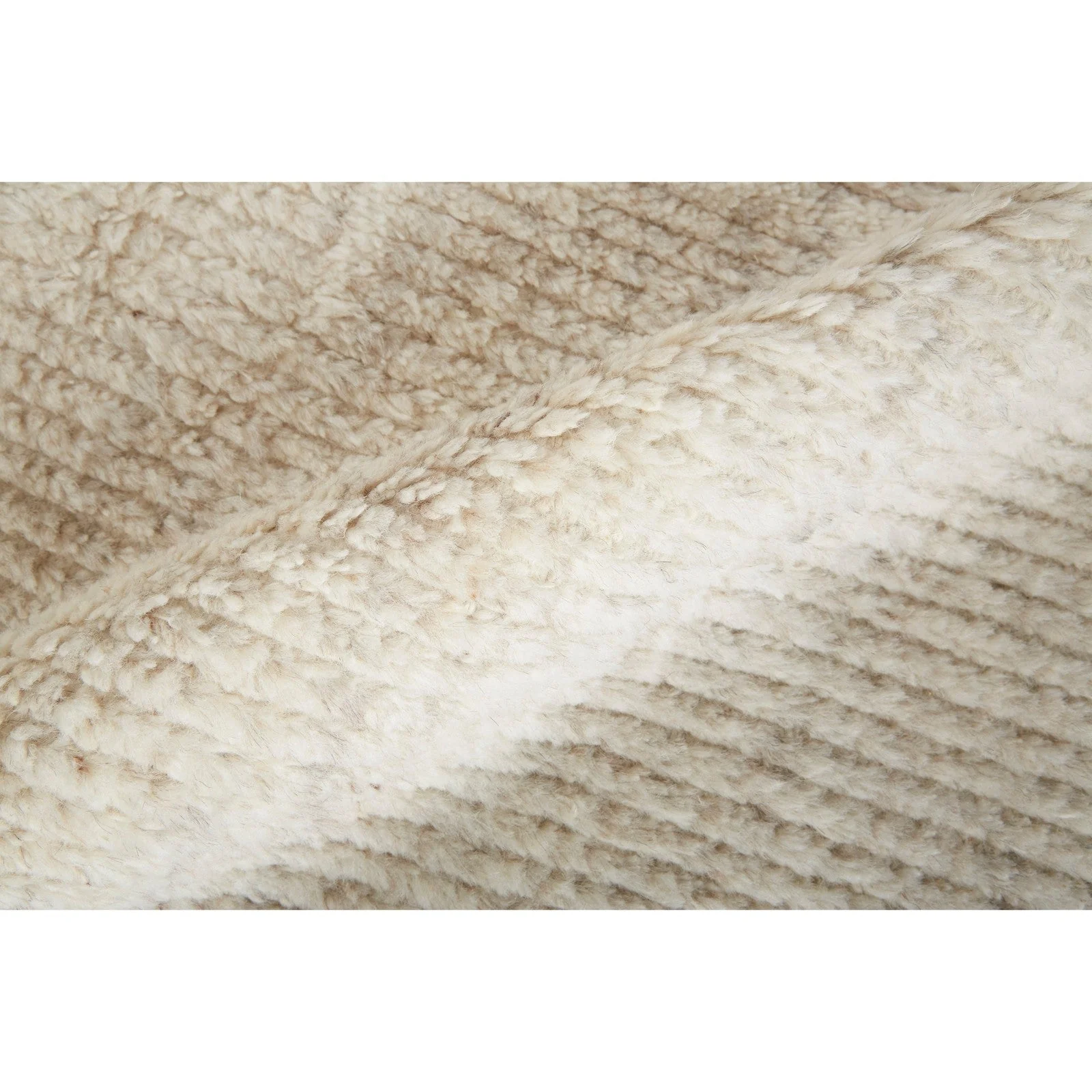Feizy Alford 6921F Modern Solid in Ivory/Tan - Image 7