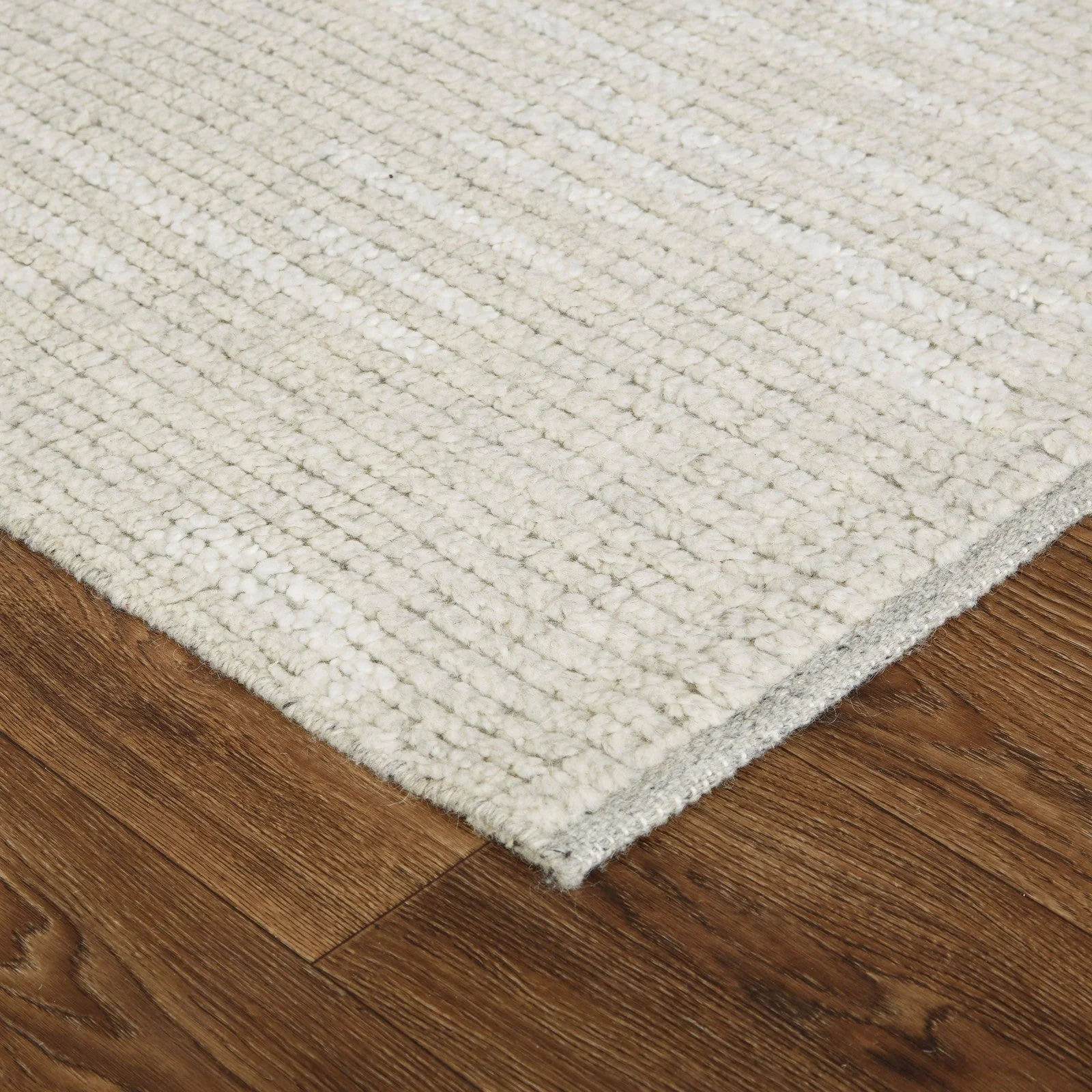 Feizy Alford 6922F Modern Solid in Ivory/Tan - Image 5