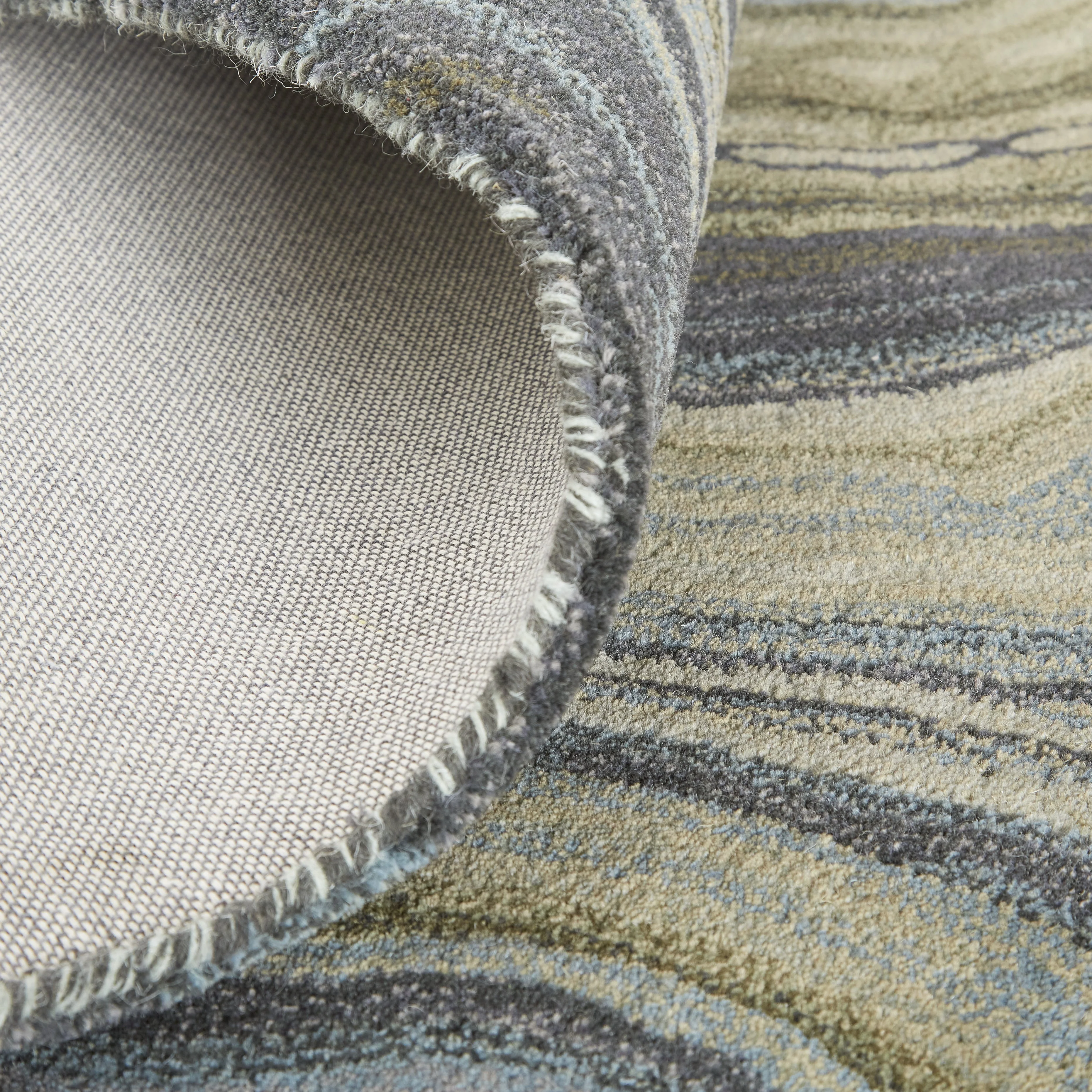 Feizy Amira 8631F Rug in Green / Gray - Image 4