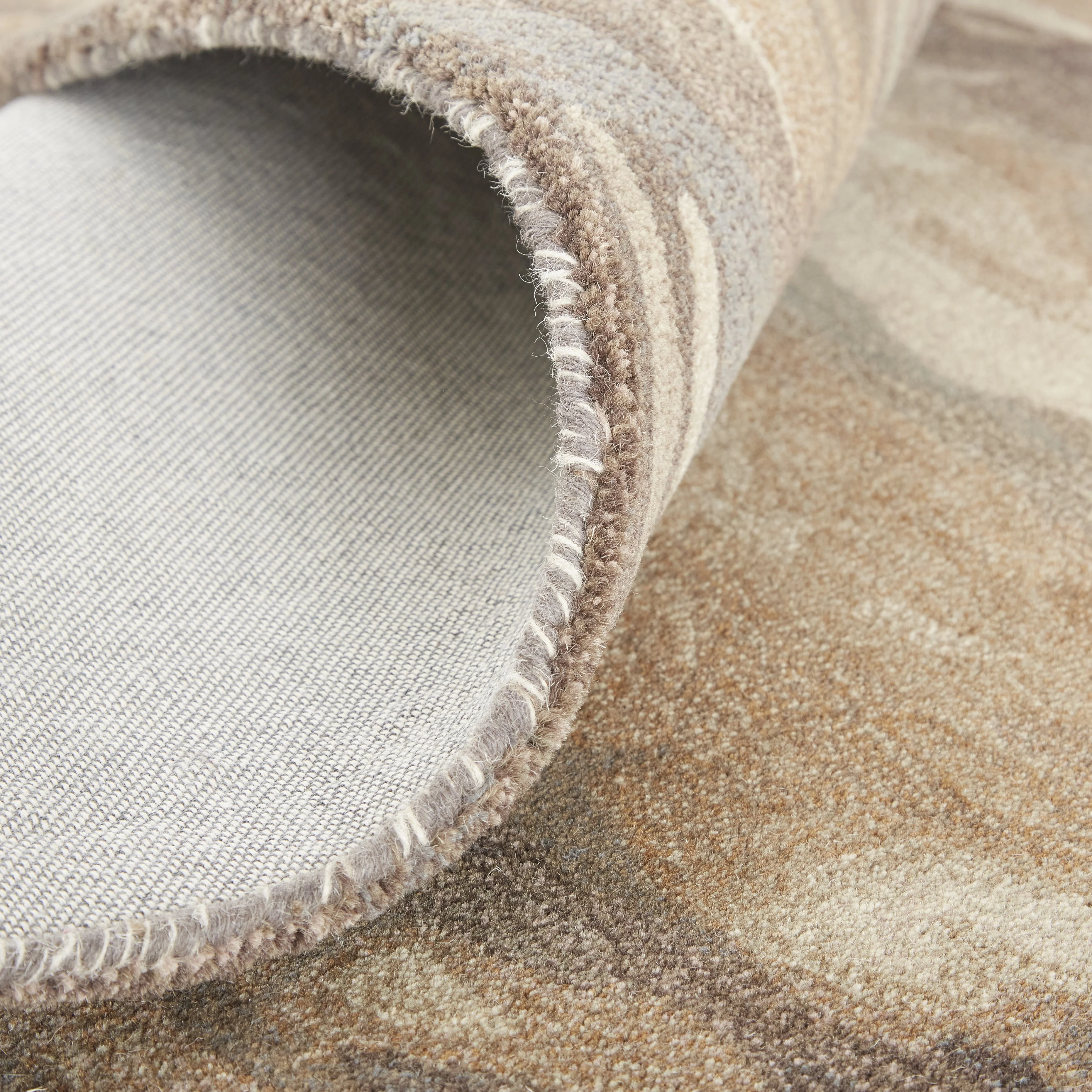 Feizy Amira 8632F Rug in Tan / Brown - Image 4