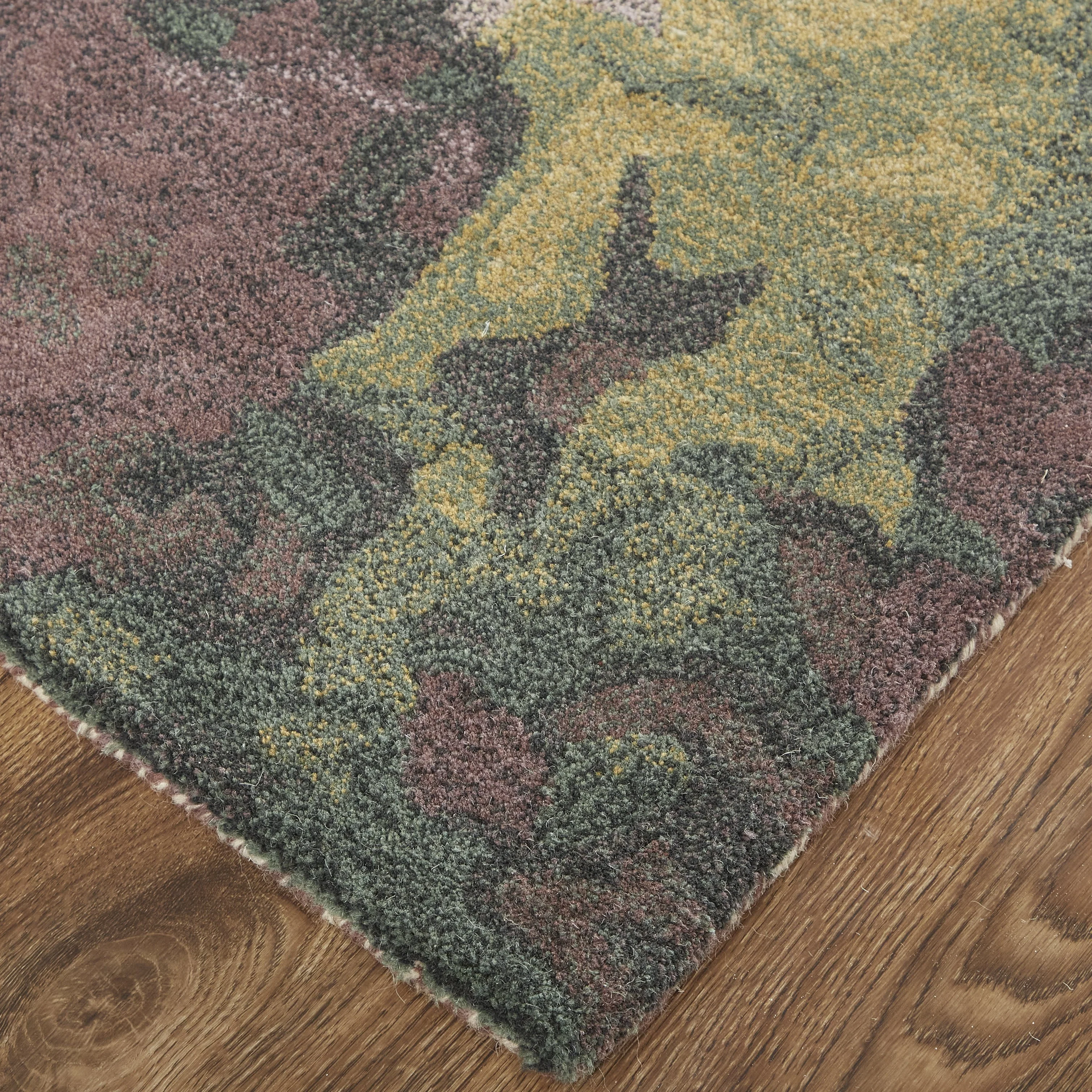 Feizy Amira 8633F Rug in Purple / Green - Image 5