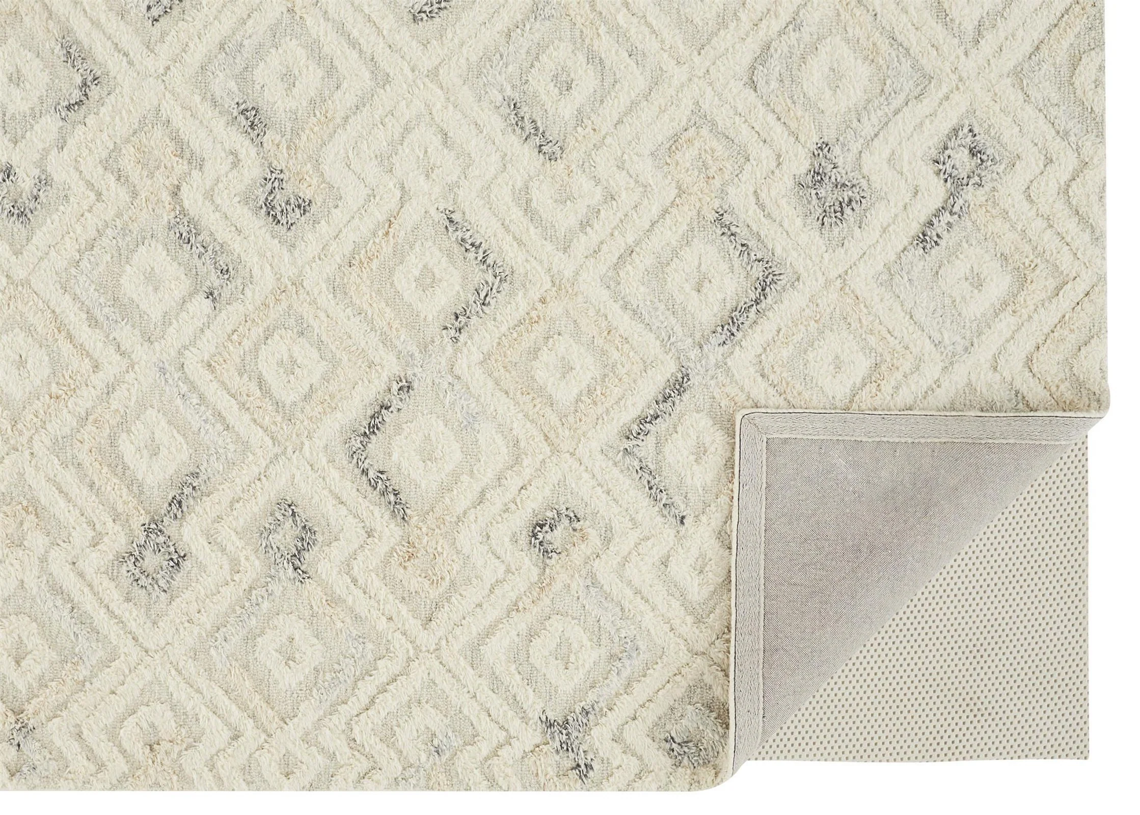 Feizy Anica 8004F Rug in Ivory / Blue - Image 6