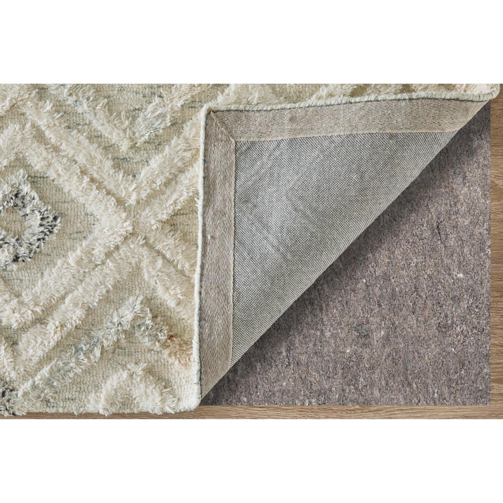 Feizy Anica 8004F Transitional Moroccan Rug in Ivory/Gray/Black - Image 6