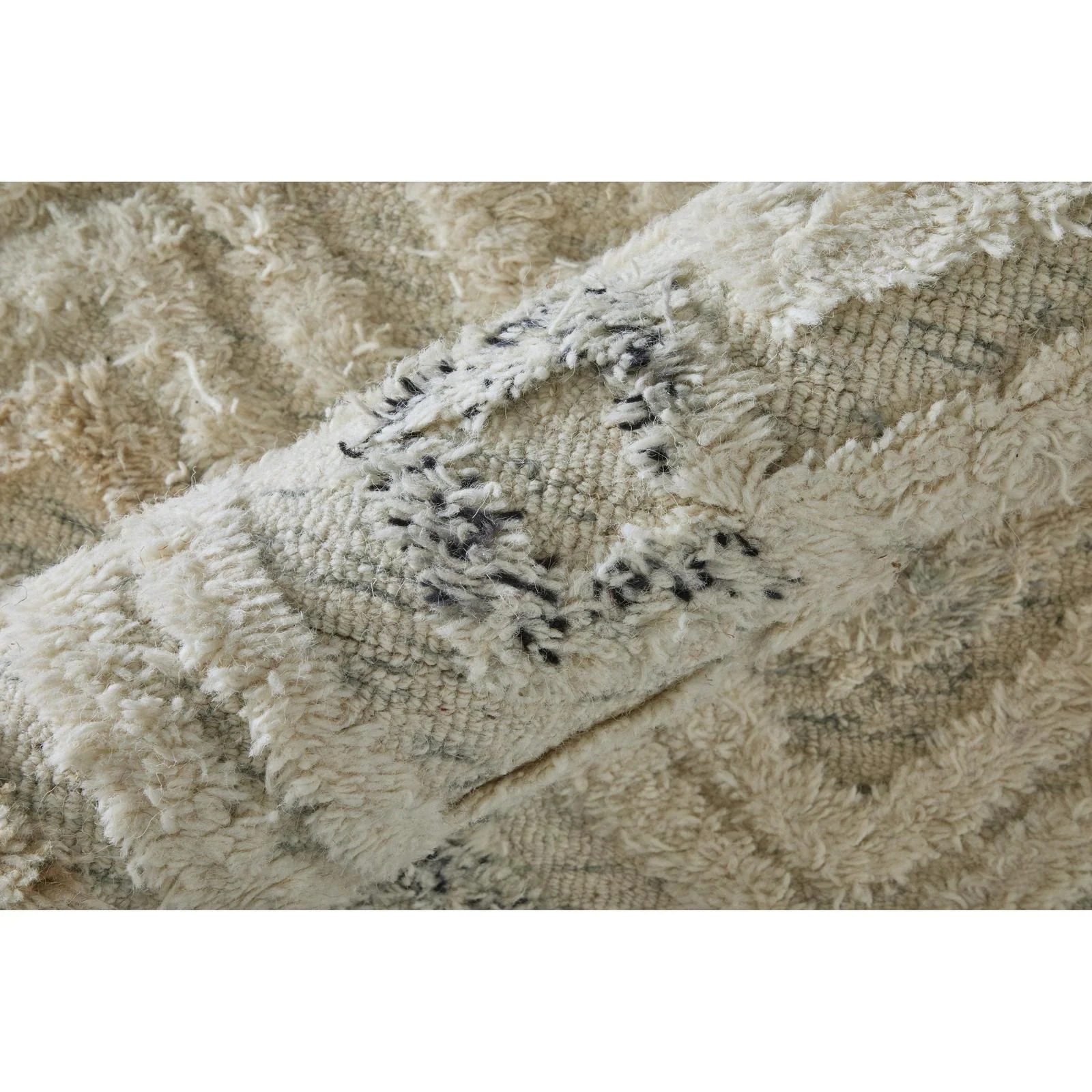 Feizy Anica 8004F Transitional Moroccan Rug in Ivory/Gray/Black - Image 7