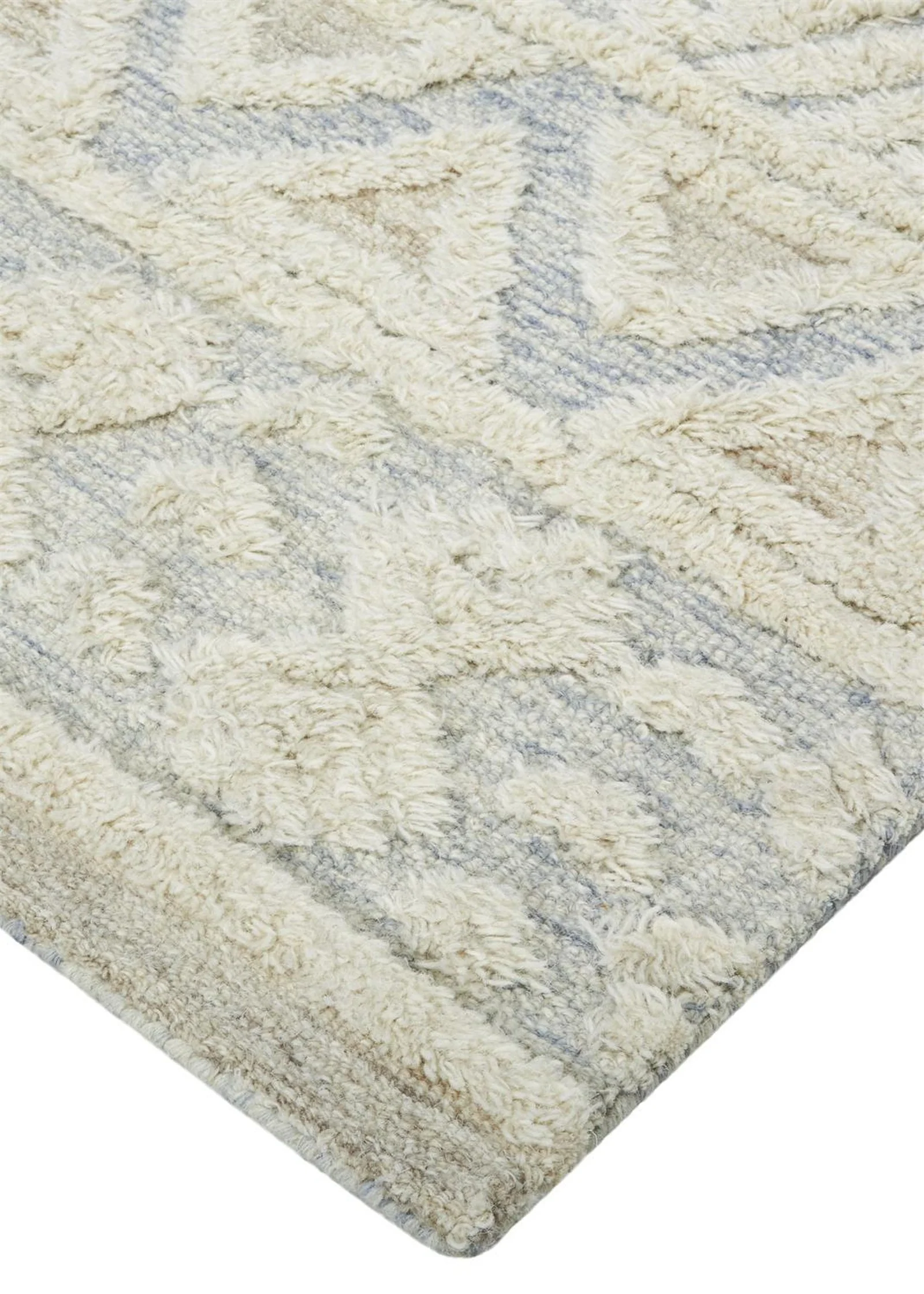 Feizy Anica 8005F Rug in Ivory / Blue - Image 5