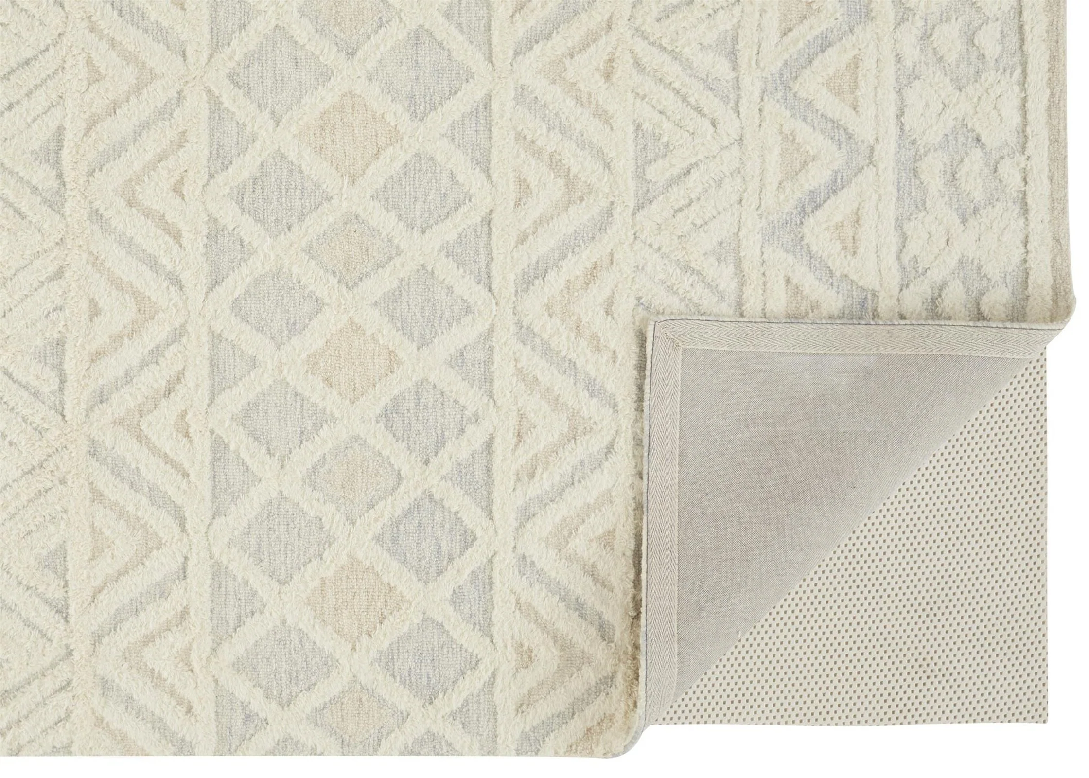 Feizy Anica 8005F Rug in Ivory / Blue - Image 6
