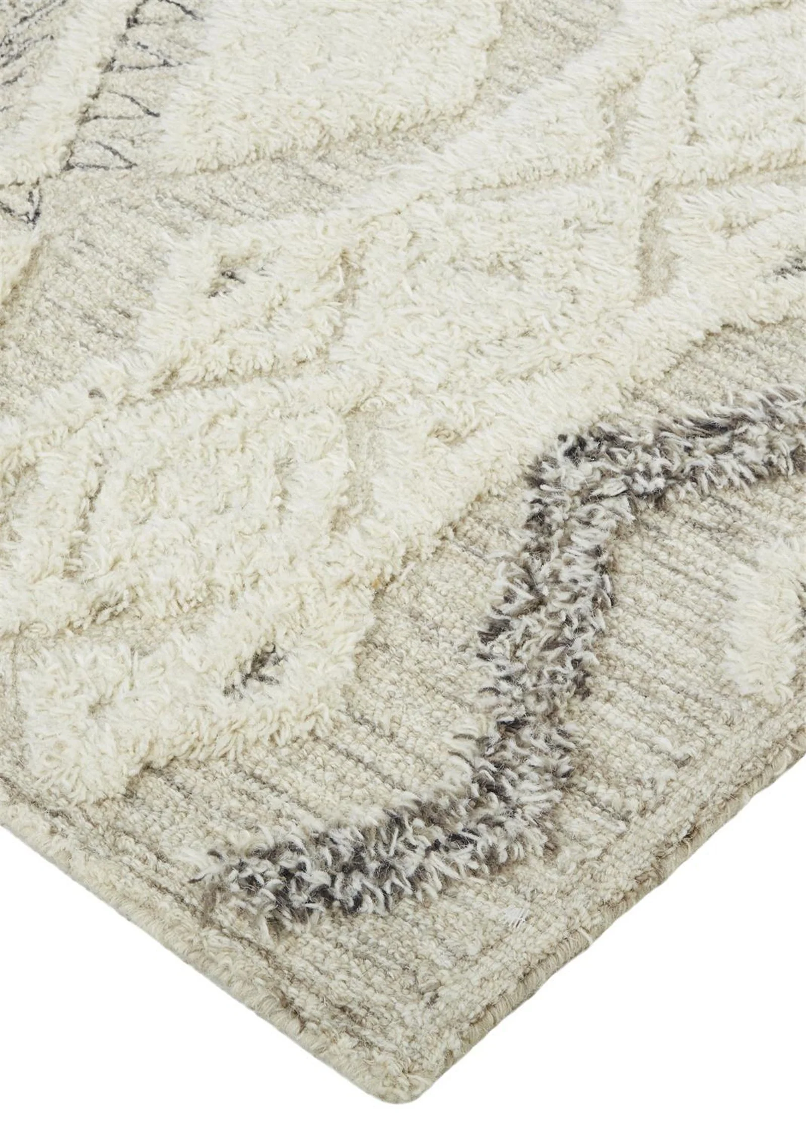 Feizy Anica 8006F Rug in Ivory / Gray - Image 5