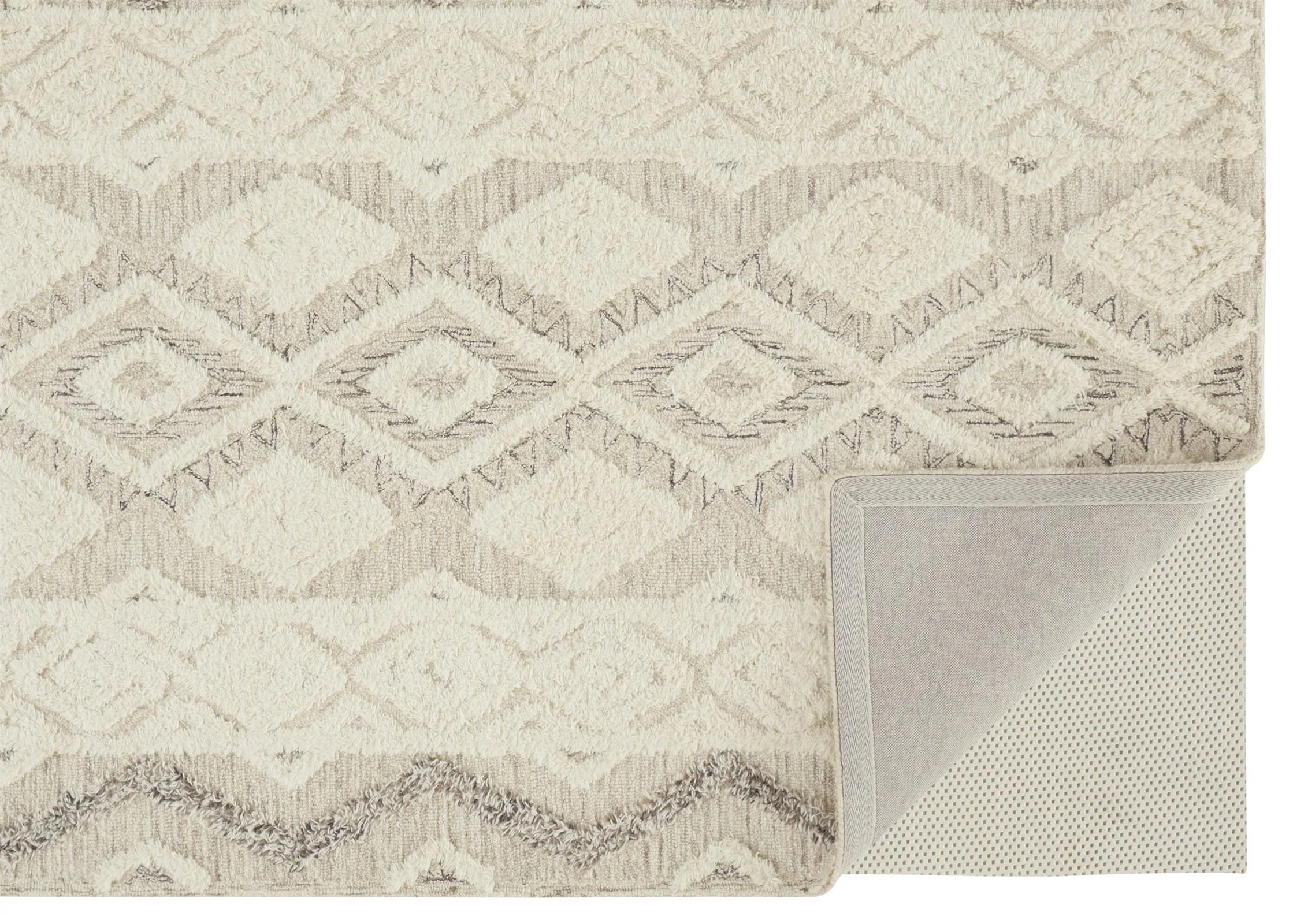 Feizy Anica 8006F Rug in Ivory / Gray - Image 6