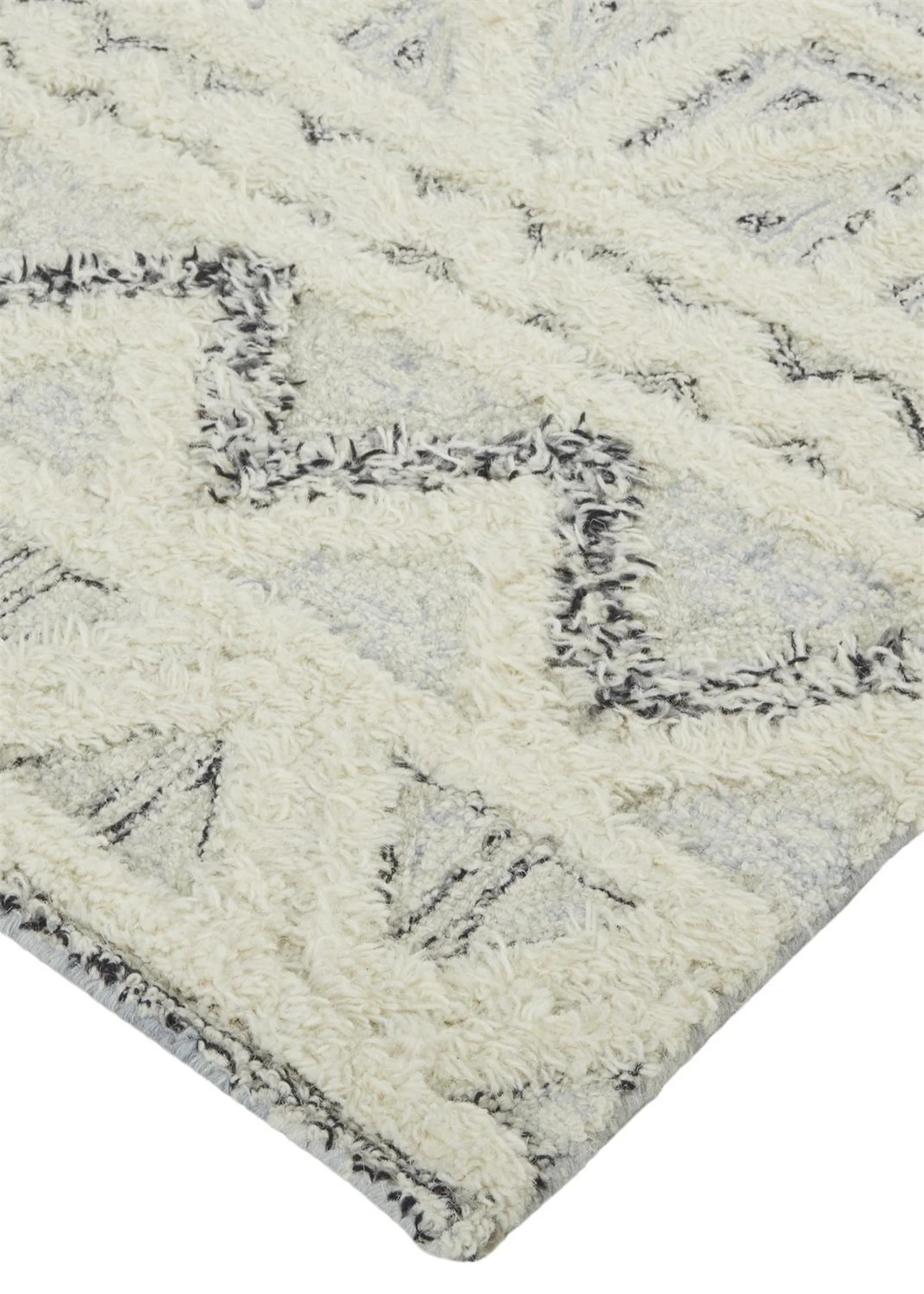 Feizy Anica 8007F Rug in Ivory / Blue - Image 5