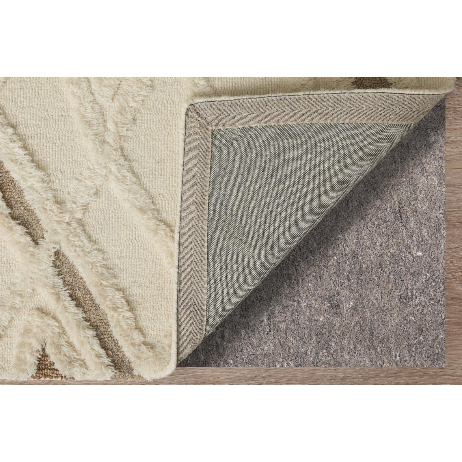 Feizy Anica 8008F Transitional Geometric Rug in Ivory/Taupe/Brown - Image 6