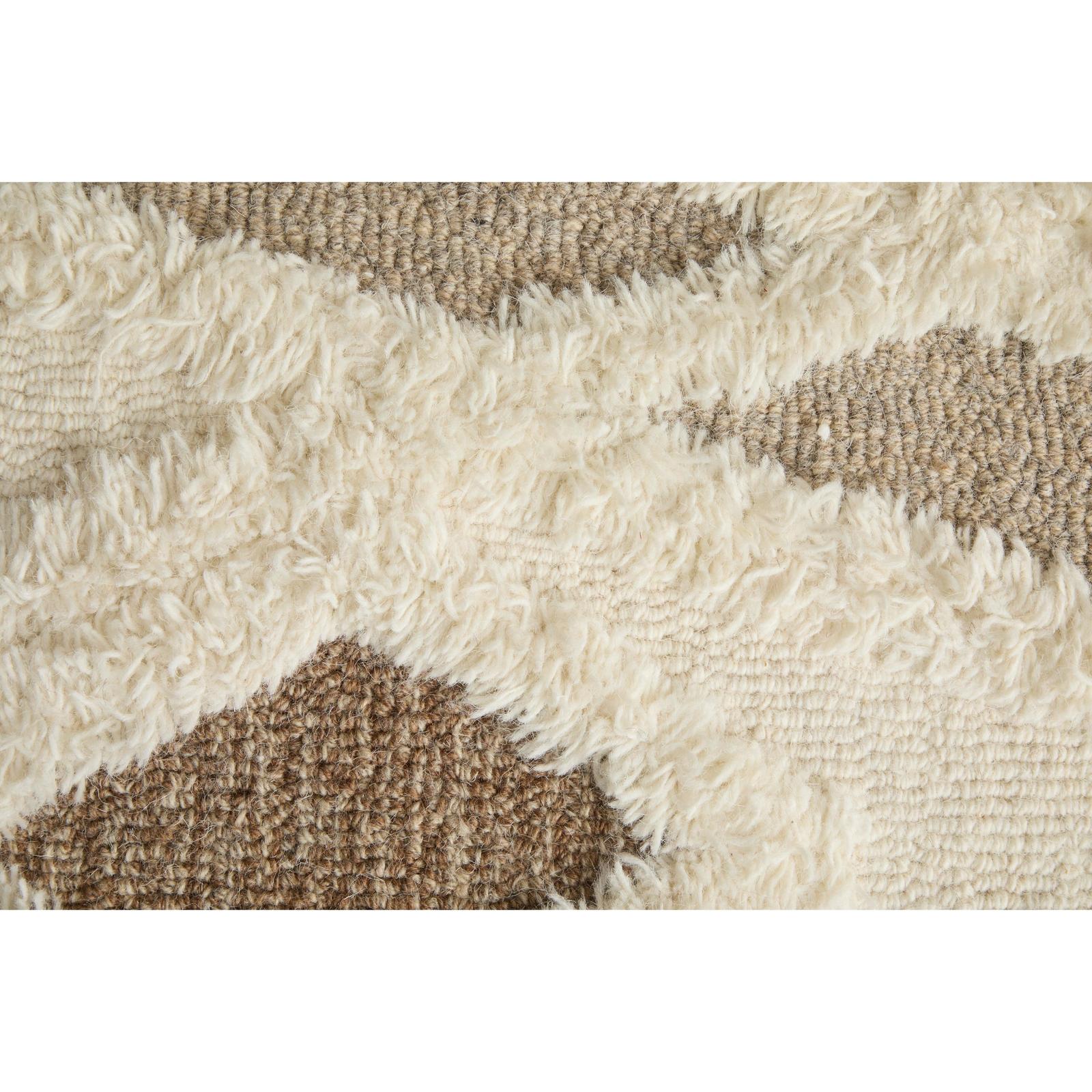 Feizy Anica 8008F Transitional Geometric Rug in Ivory/Taupe/Brown - Image 8