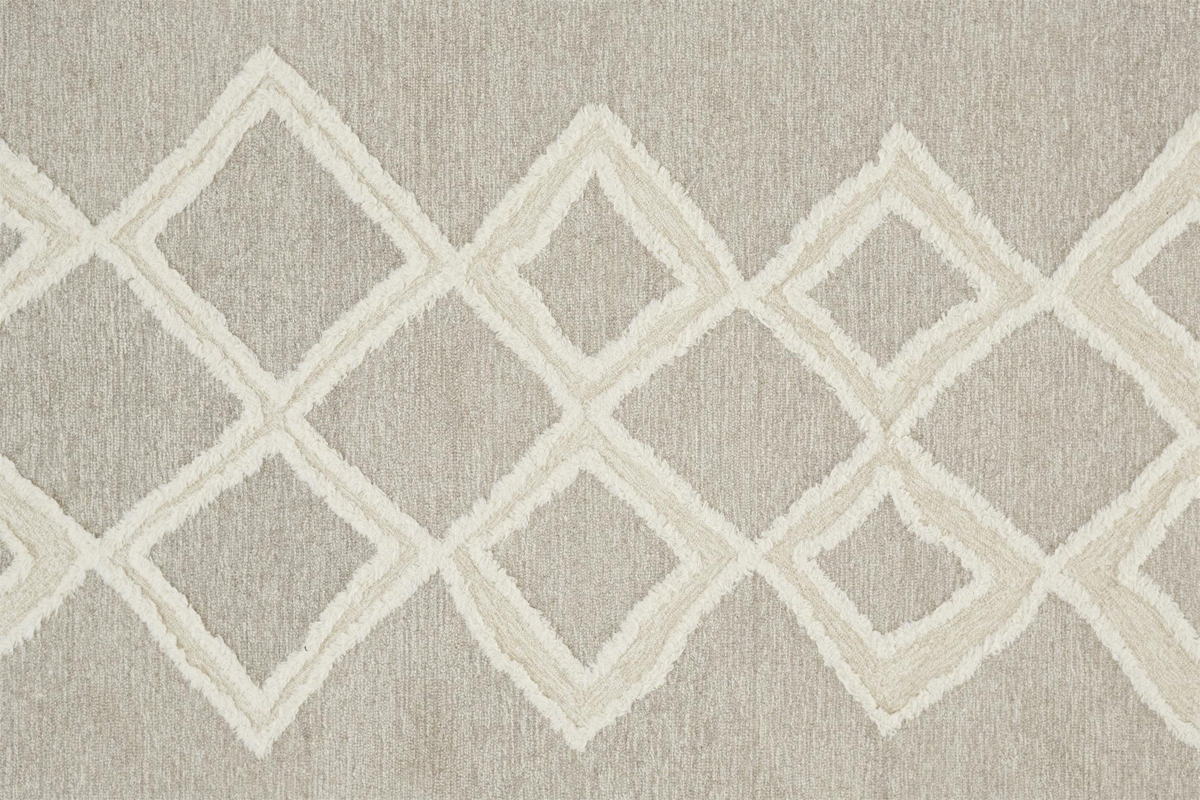 Feizy Anica 8009F Rug in Taupe / Ivory - Image 3