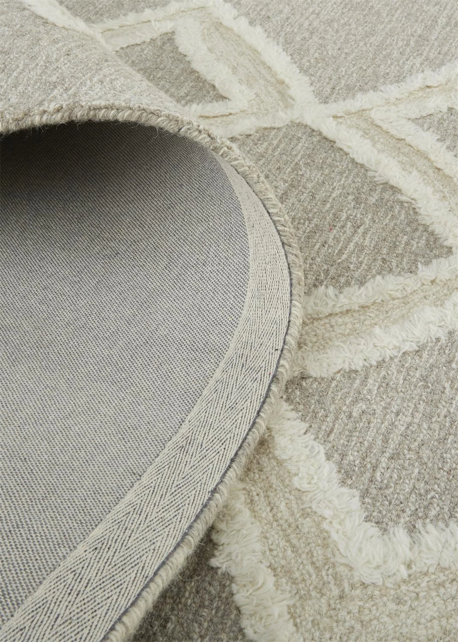 Feizy Anica 8009F Rug in Taupe / Ivory - Image 4