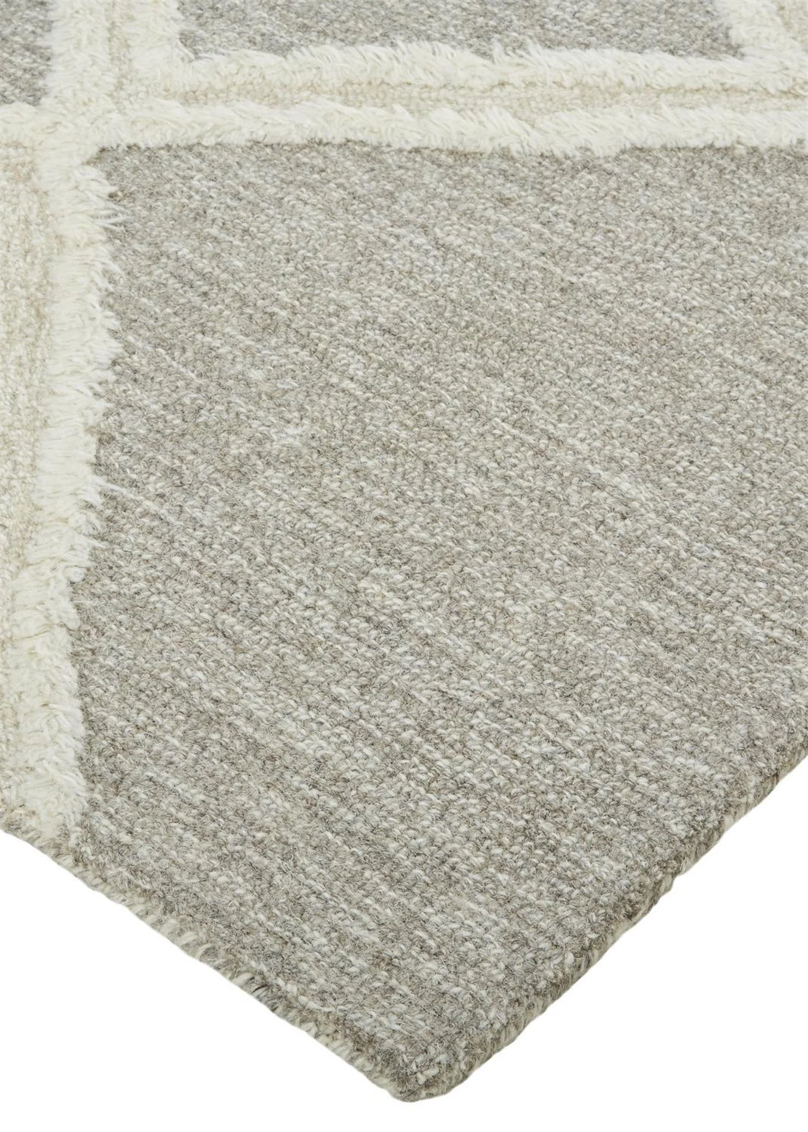 Feizy Anica 8009F Rug in Taupe / Ivory - Image 5