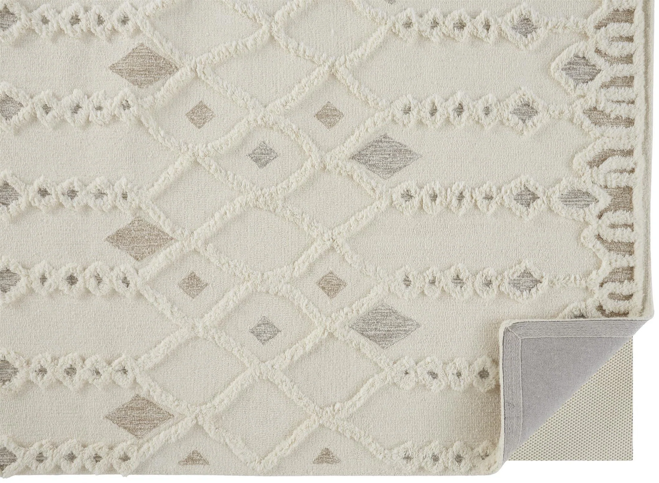 Feizy Anica 8011F Rug in Ivory / Tan - Image 6