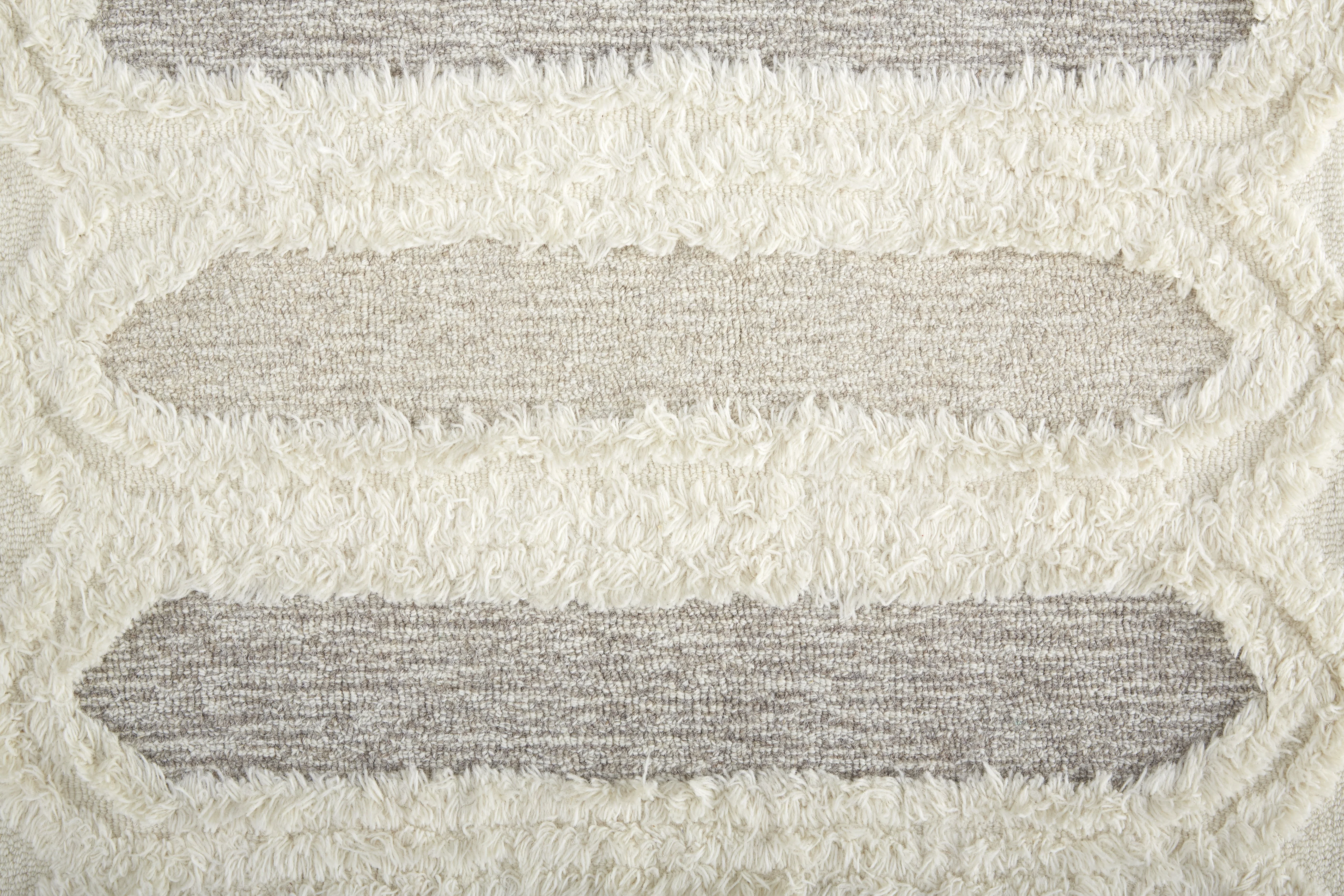 Feizy Anica 8013F Rug in Ivory / Taupe - Image 3