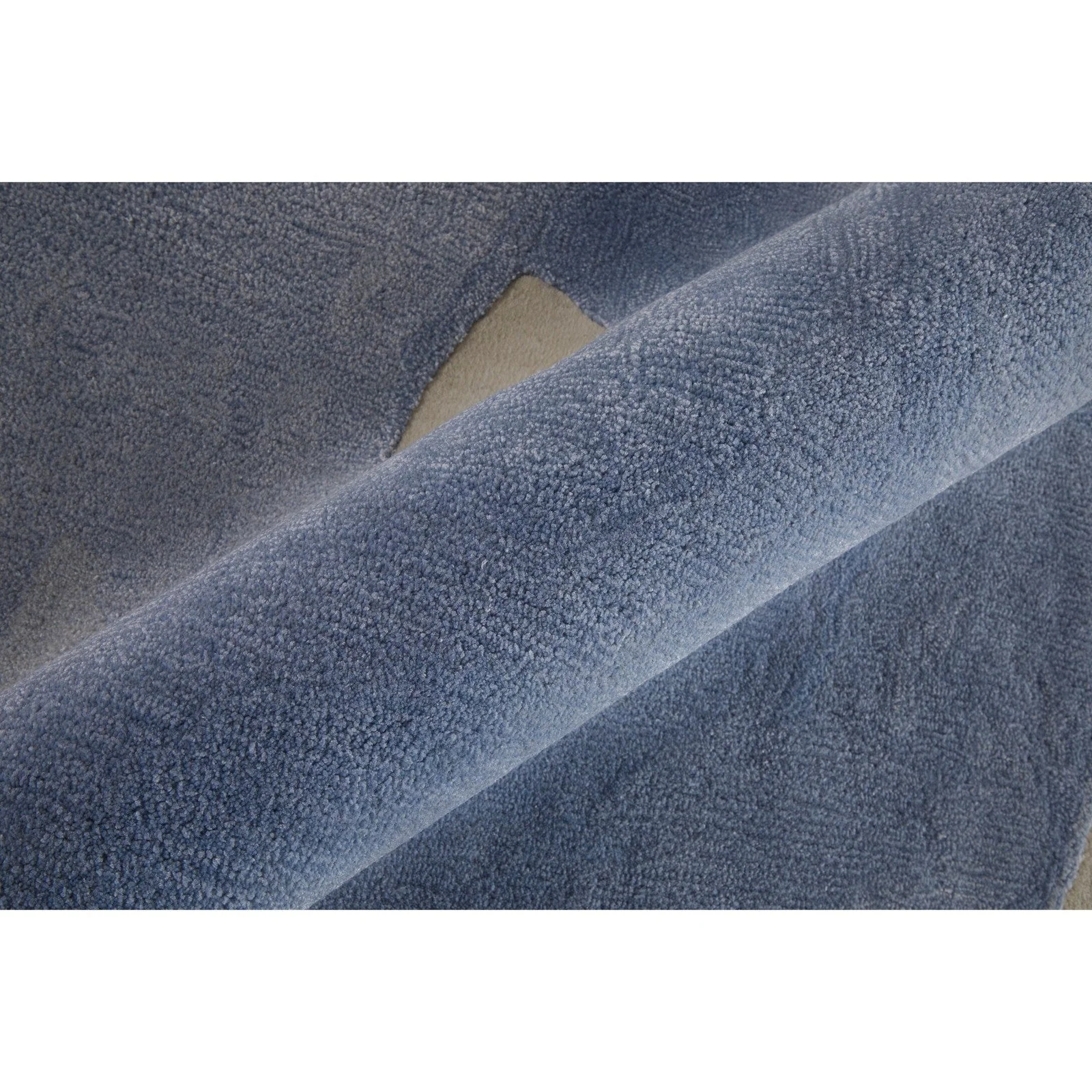 Feizy Anya 8887F Transitional Abstract Rug in Blue/Ivory - Image 5