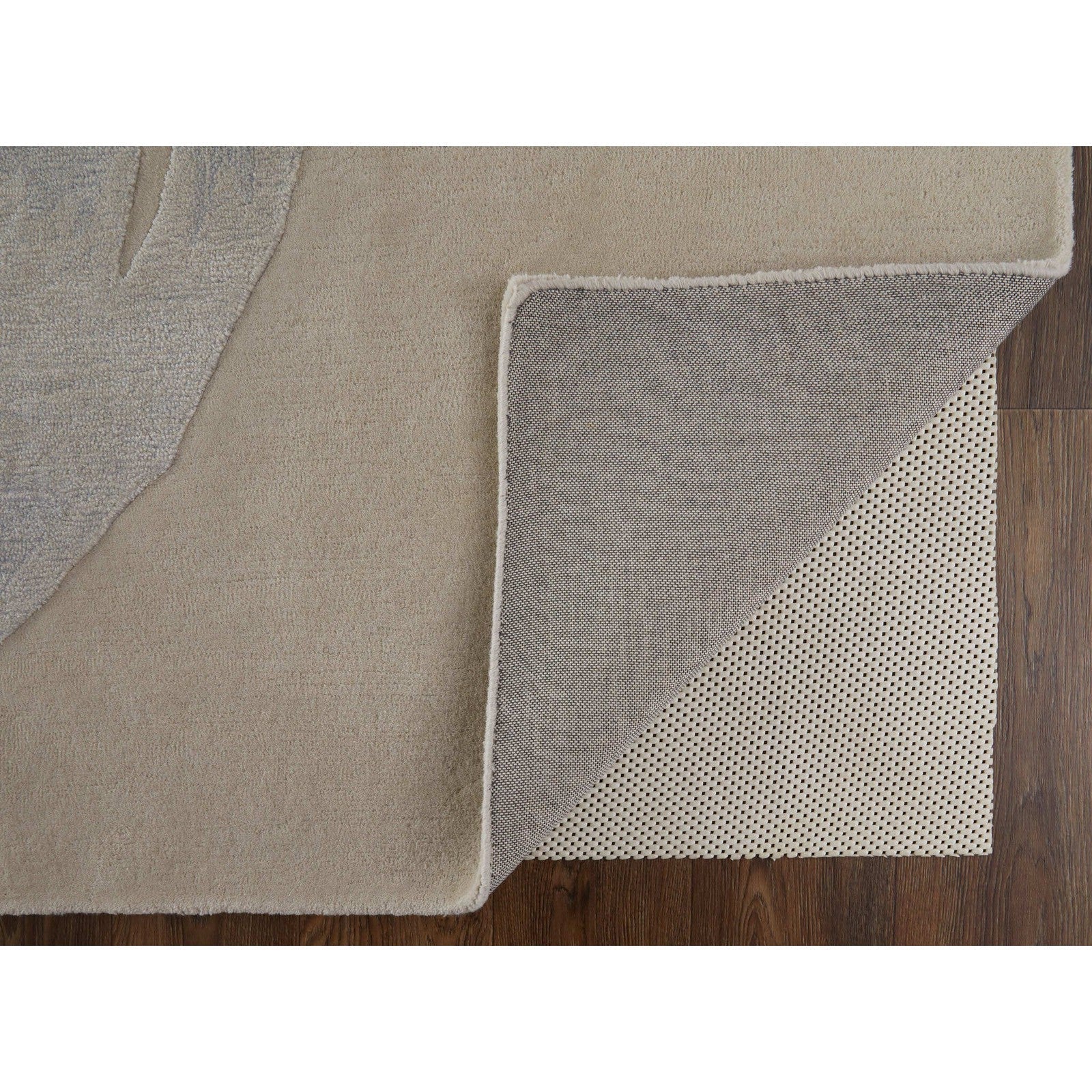Feizy Anya 8887F Transitional Abstract Rug in Blue/Ivory - Image 8